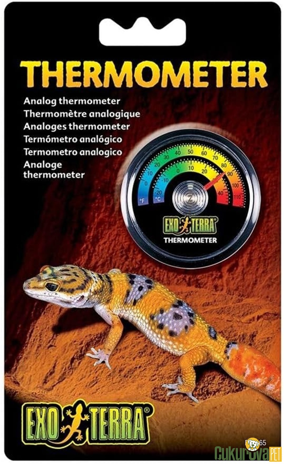 Exo Terra Yuvarlak Teraryum Termometresi