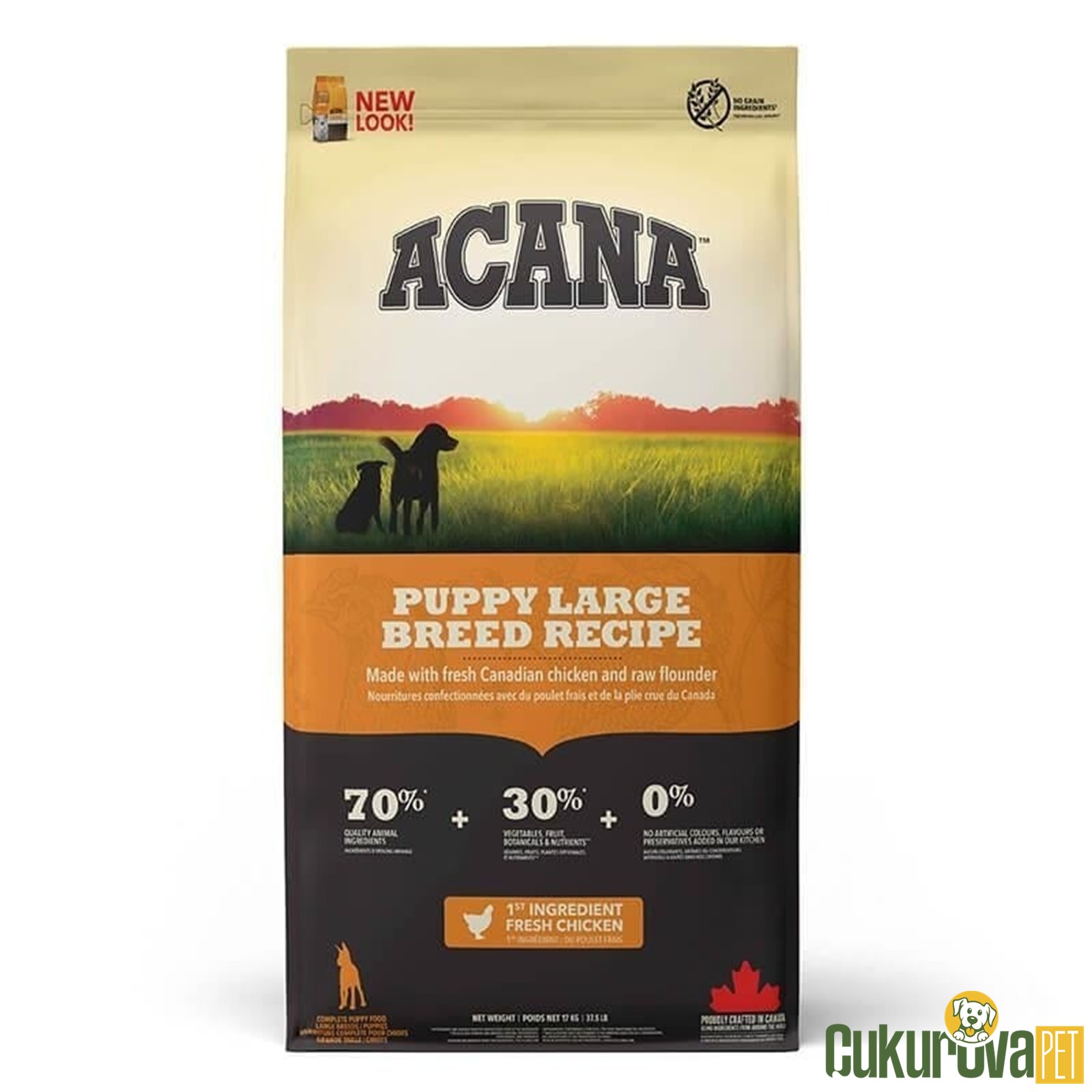 Acana Puppy Large Breed Recipe Yavru Köpek Maması 17 Kg