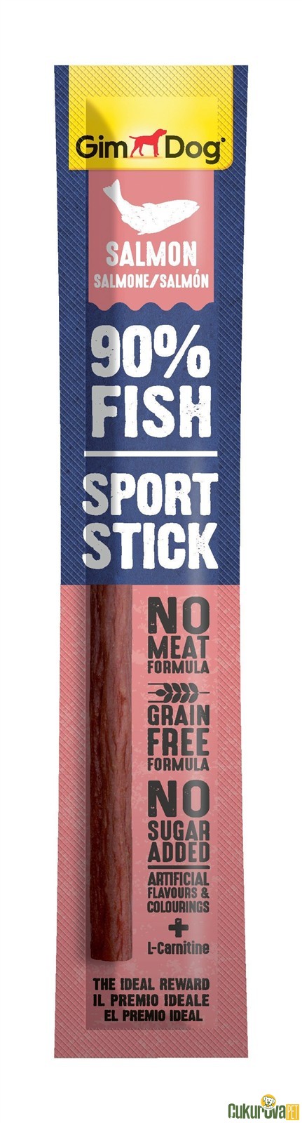 GimDog Sport Stick Fish Somonlu Köpek Ödül Çubuğu 12 Gr