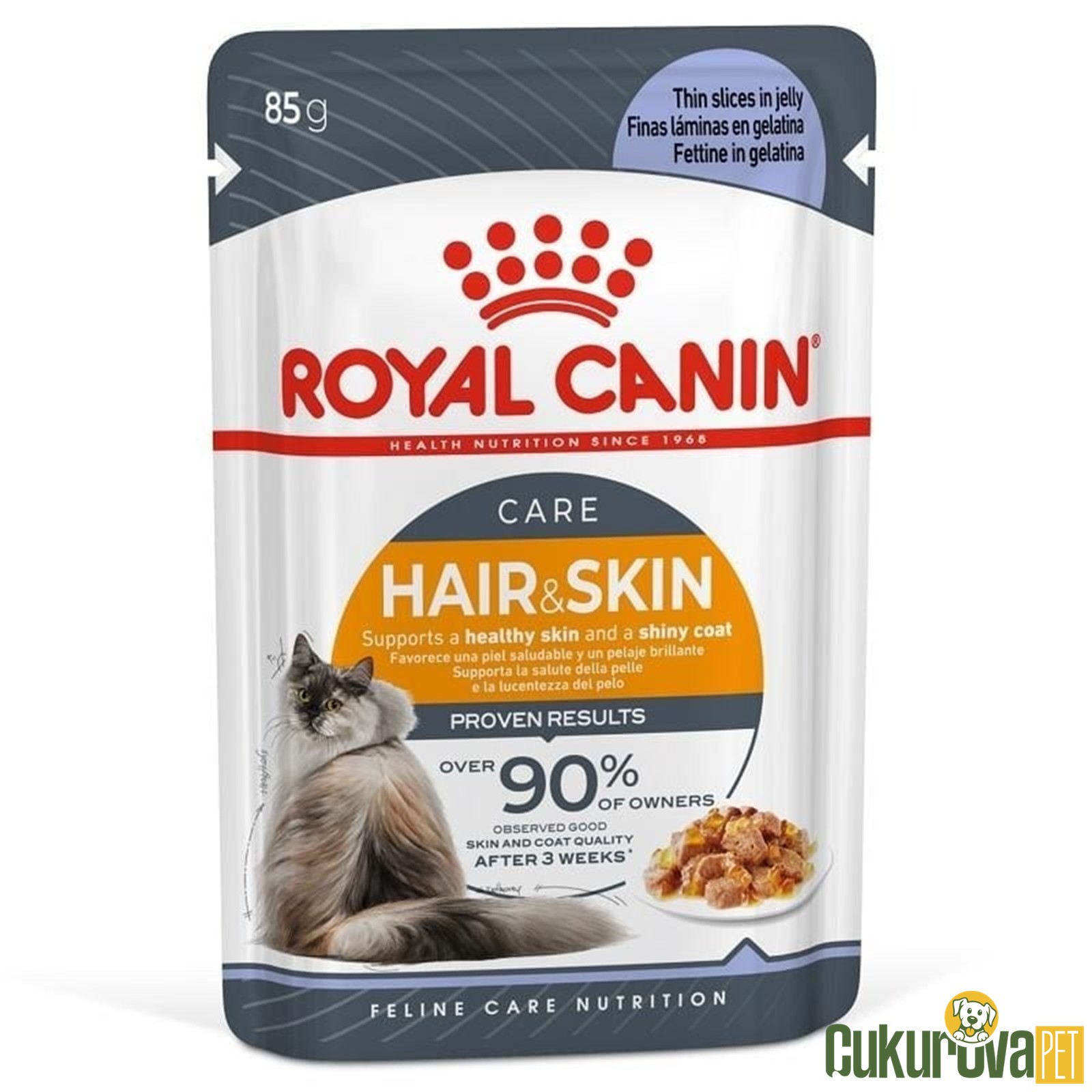 Royal Canin Care Hair&Skin Yetişkin Kedi Yaş Maması 85 Gr
