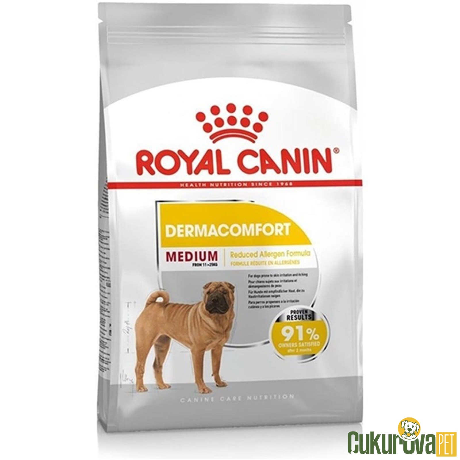 Royal Canin Dermacomfort Medium Yetişkin Köpek Maması 12 Kg