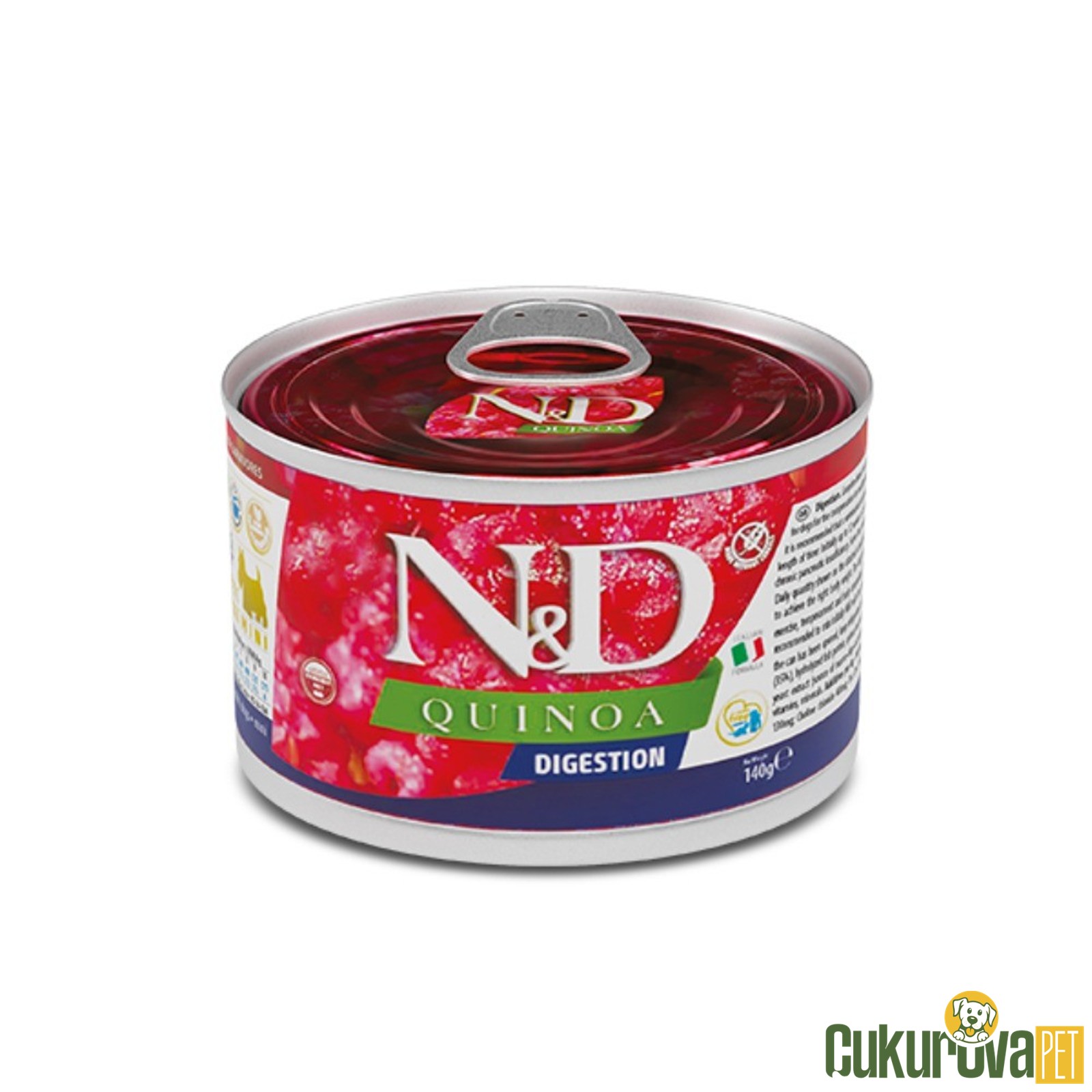 N&D Quinoa Digestion Kuzulu Kinoalı Ve Enginarlı Yetişkin Köpek Yaş Maması 140 Gr