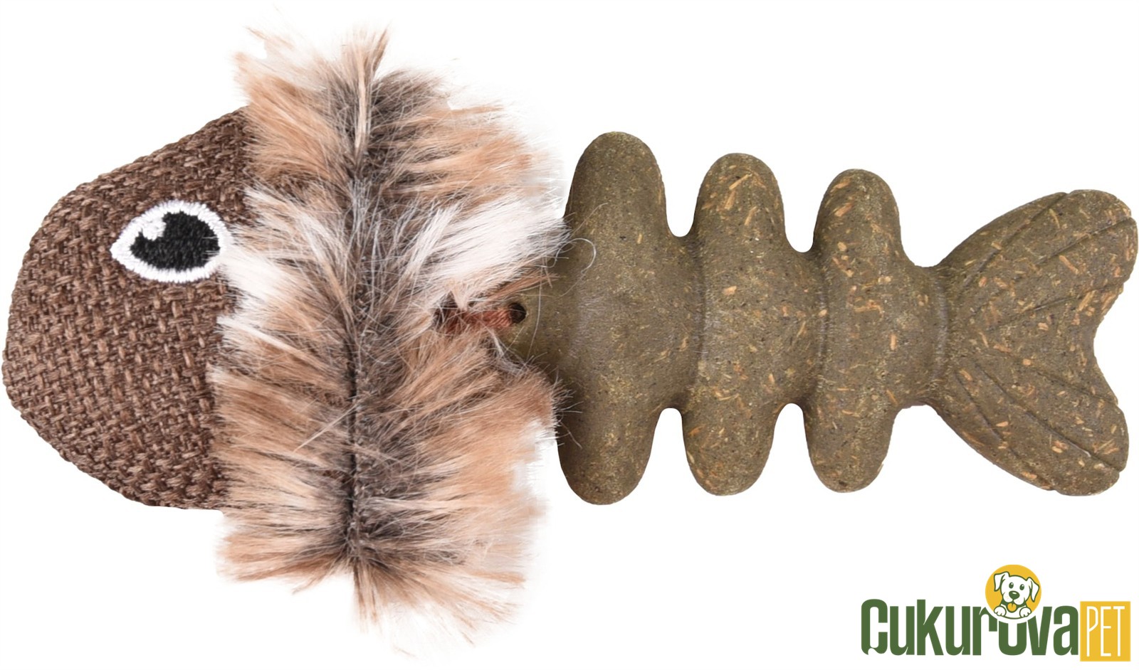 Flamingo Nature Catnip Balık Şeklinde Kedi Oyuncağı 9 Cm