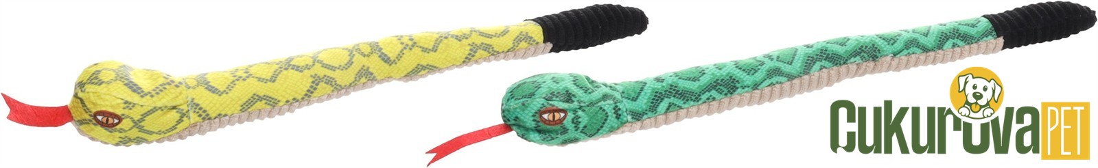 Flamingo Sissco Yılan Peluş Kedi Oyuncağı Karışık Renki 37 Cm