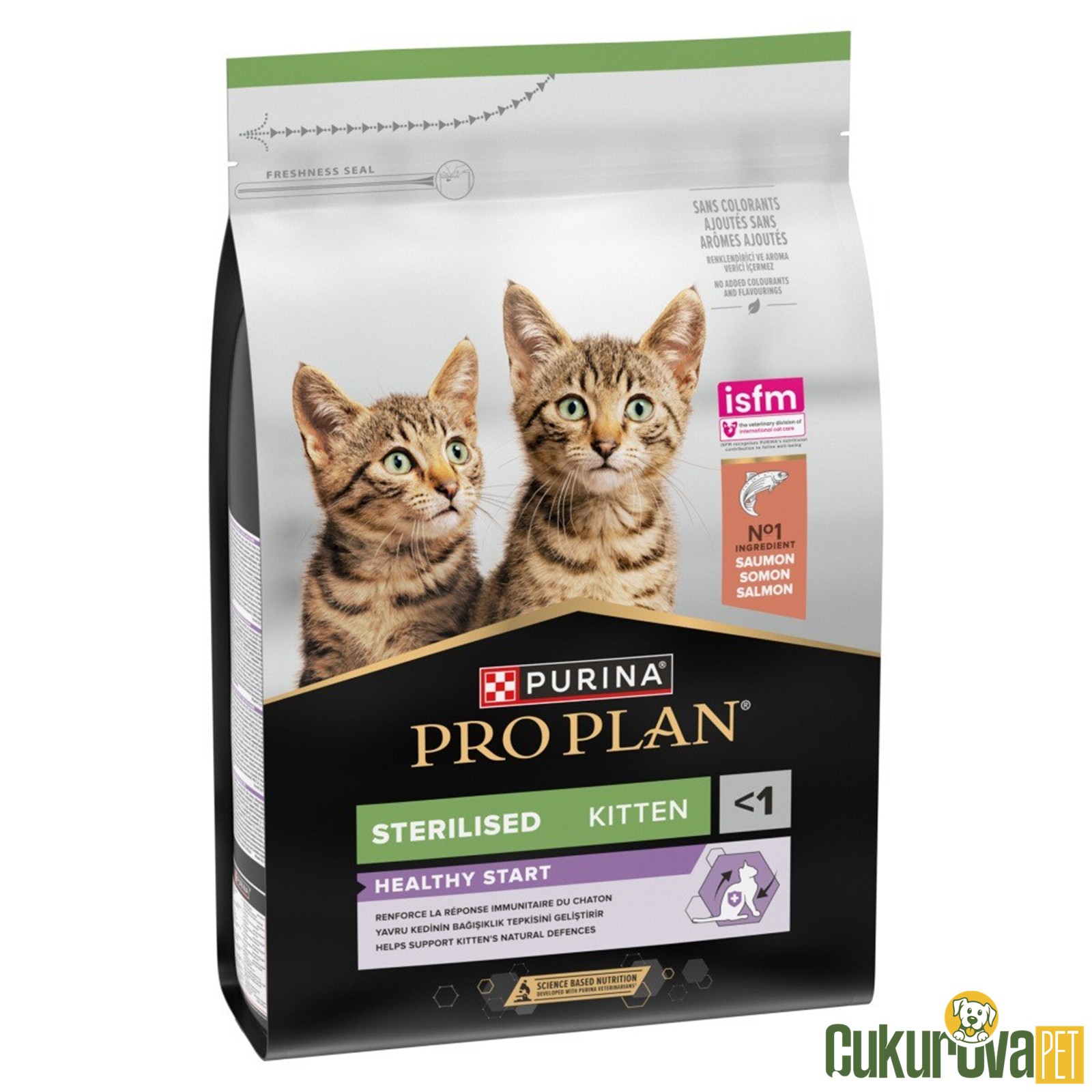 Pro Plan Healty Start Sterilised Kitten Somonlu Kısırlaştırılmış Yavru Kedi Maması 3 Kg
