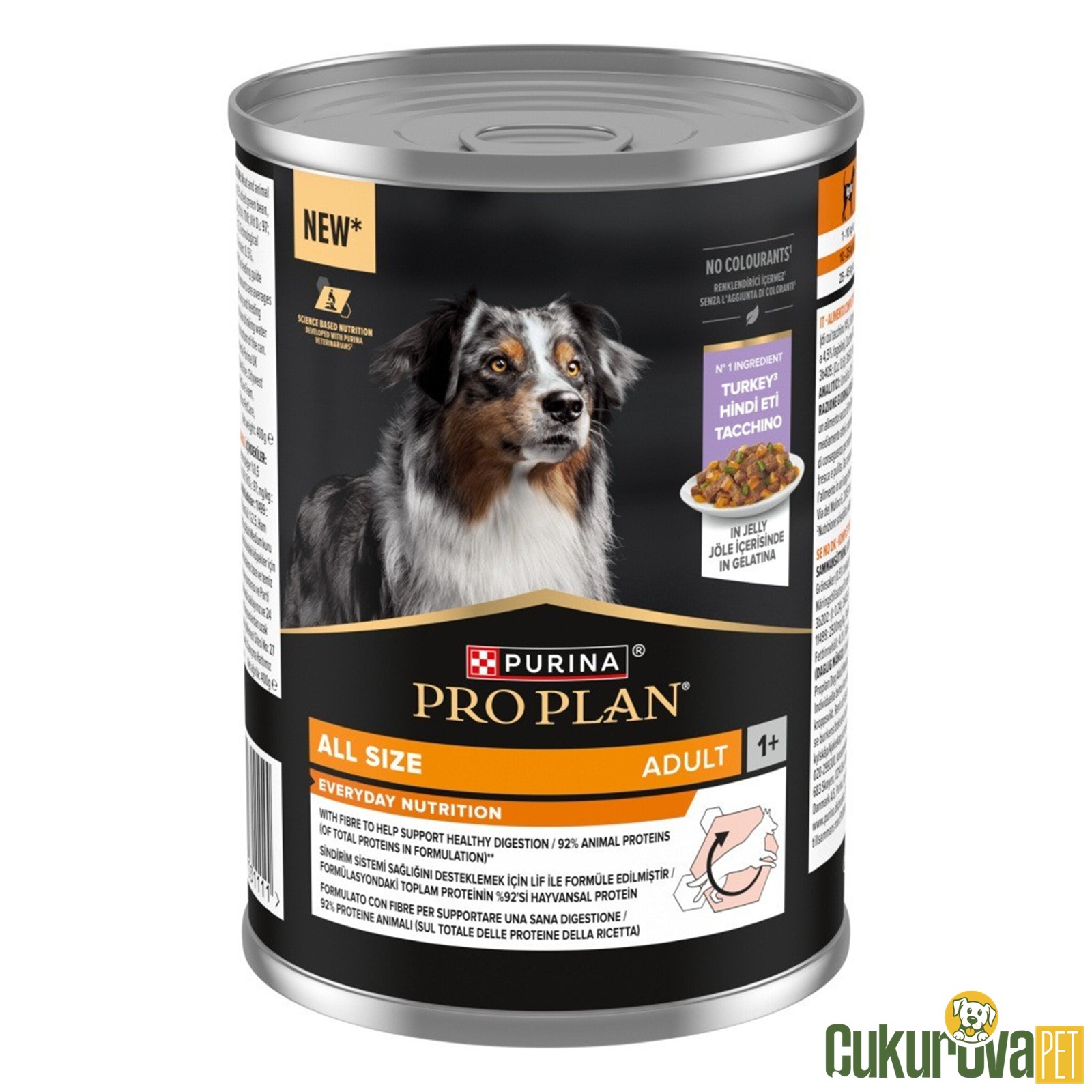 Pro Plan All Size Adult Everyday Nutrition Hindili Yetişkin Köpek Yaş Maması 400 Gr