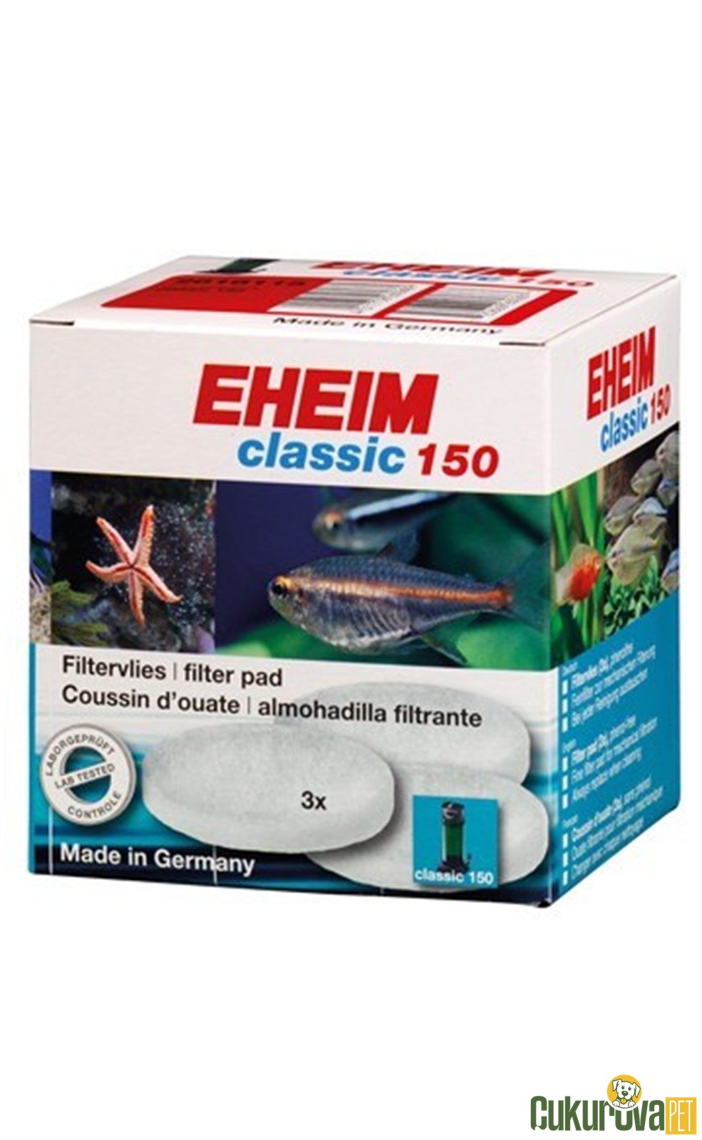Eheim Classic 150 - 2211 İnce Sünger 3''Lü
