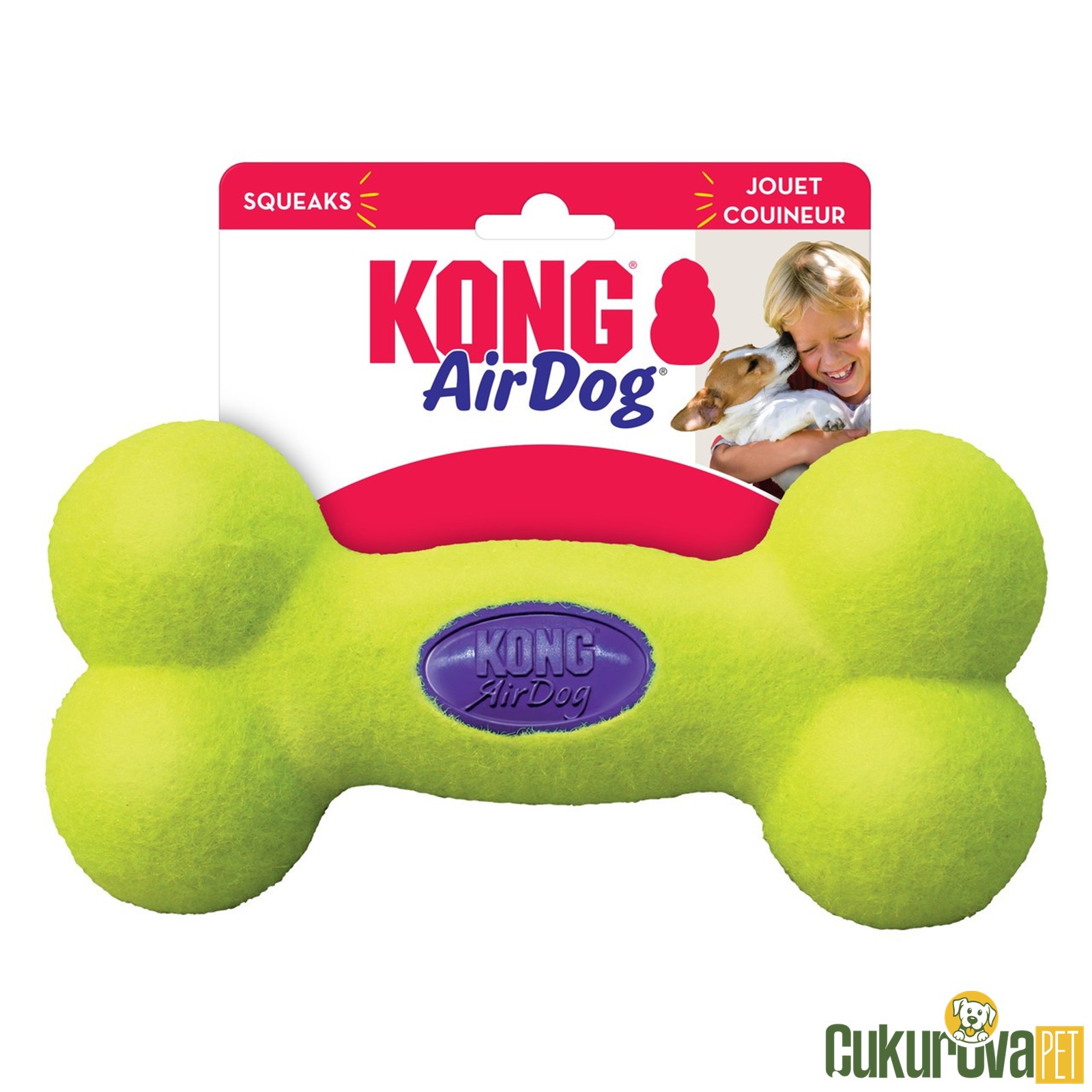 Kong Air Dog Sesli Kumaş Köpek Oyuncağı L - 23 Cm