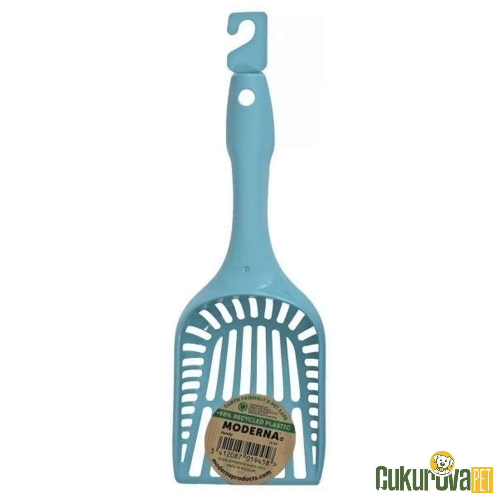 Moderna Handy Kedi Kum Küreği Açık Mavi - 27 Cm