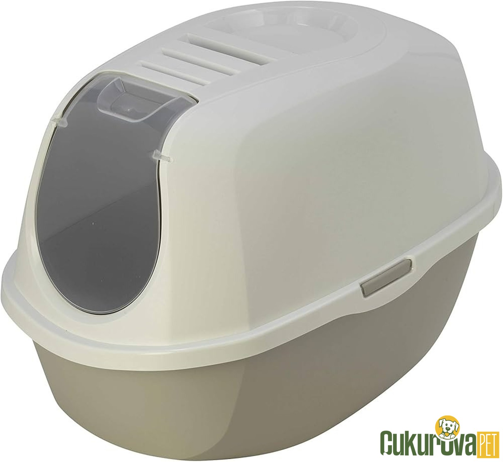 Moderna Smart Kapalı Kedi Tuvaleti Gri - 53 Cm