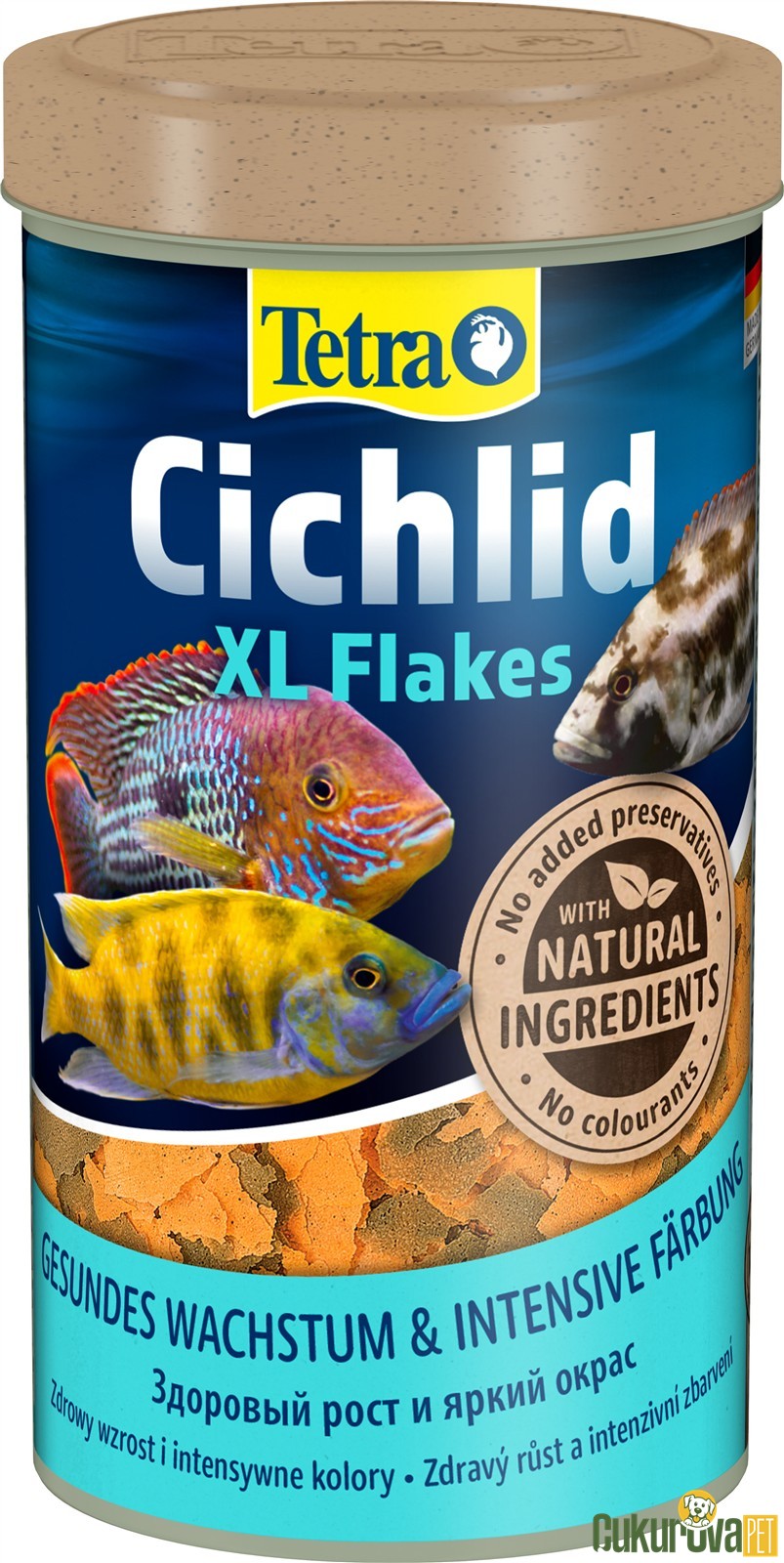 Tetra Cichlid XL Flakes Pul Yem 500 Ml - 80 Gr