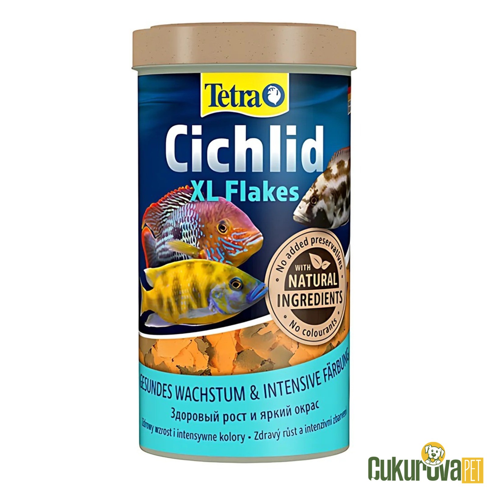 Tetra Cichlid XL Flakes Pul Yem 1000 Ml - 160 Gr