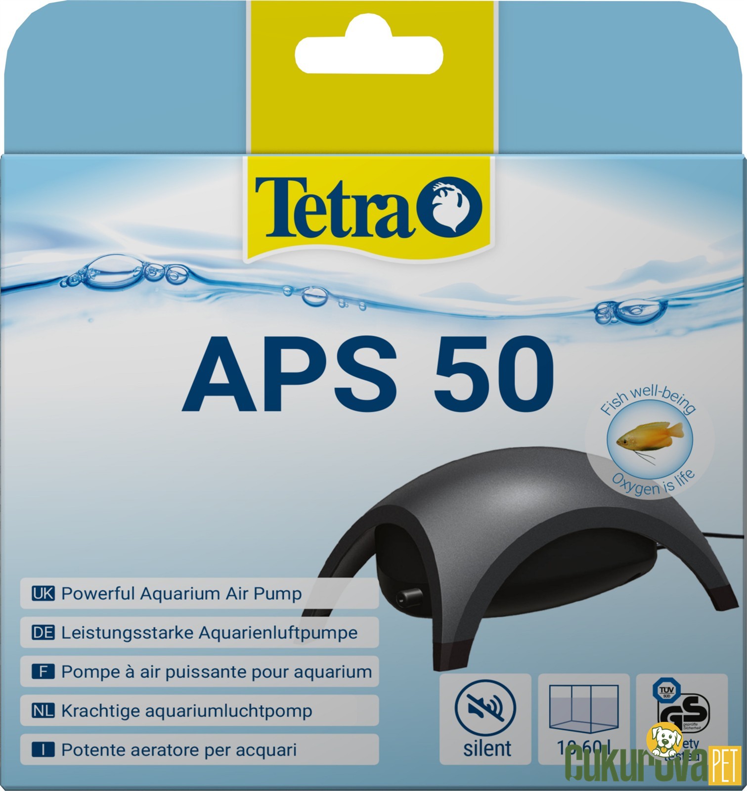 Tetra APS 50 Akvaryum Hava Motoru Siyah