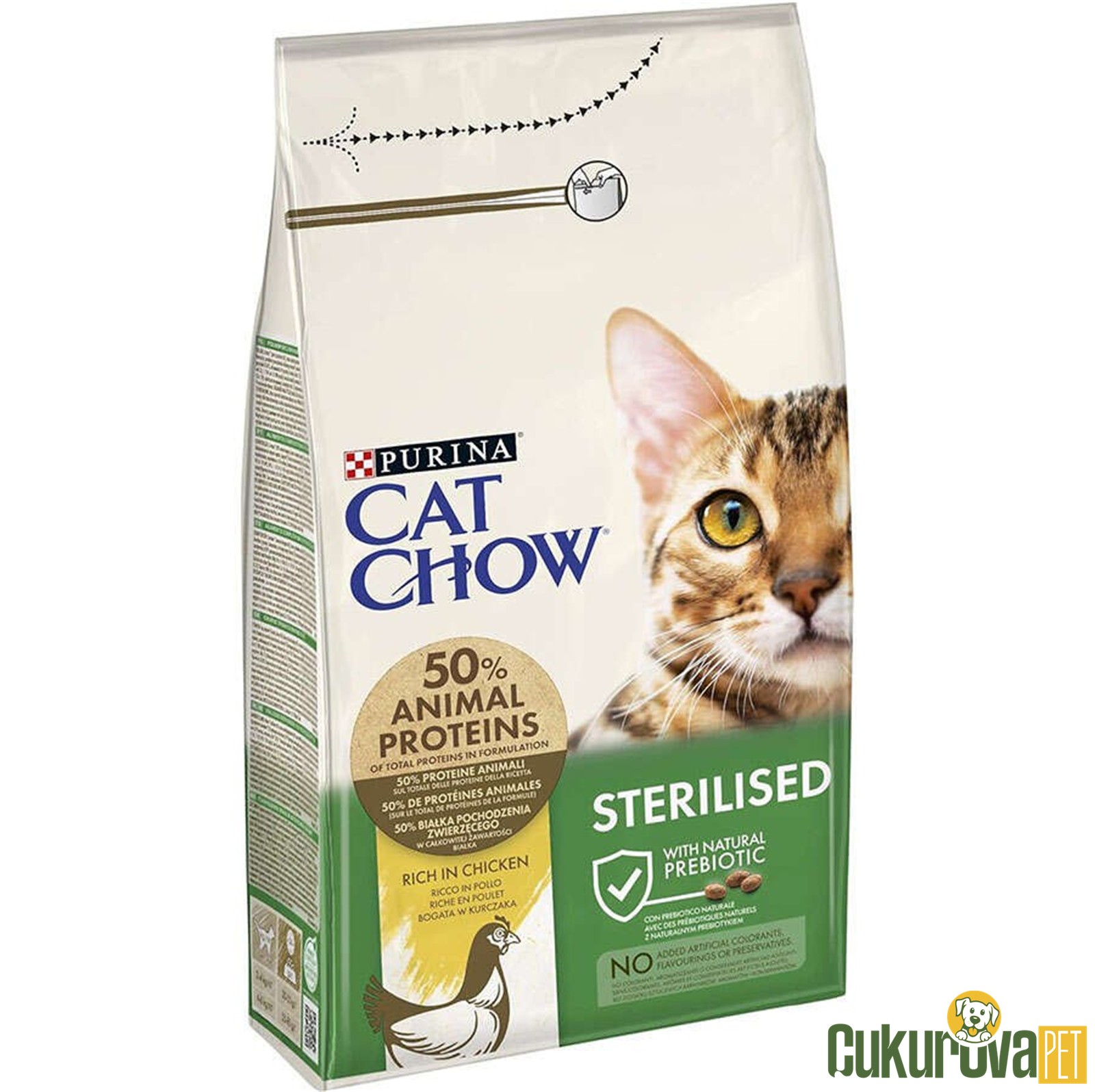 Cat Chow Sterilised Tavuklu Kısırlaştırılmış Kedi Maması 3 Kg