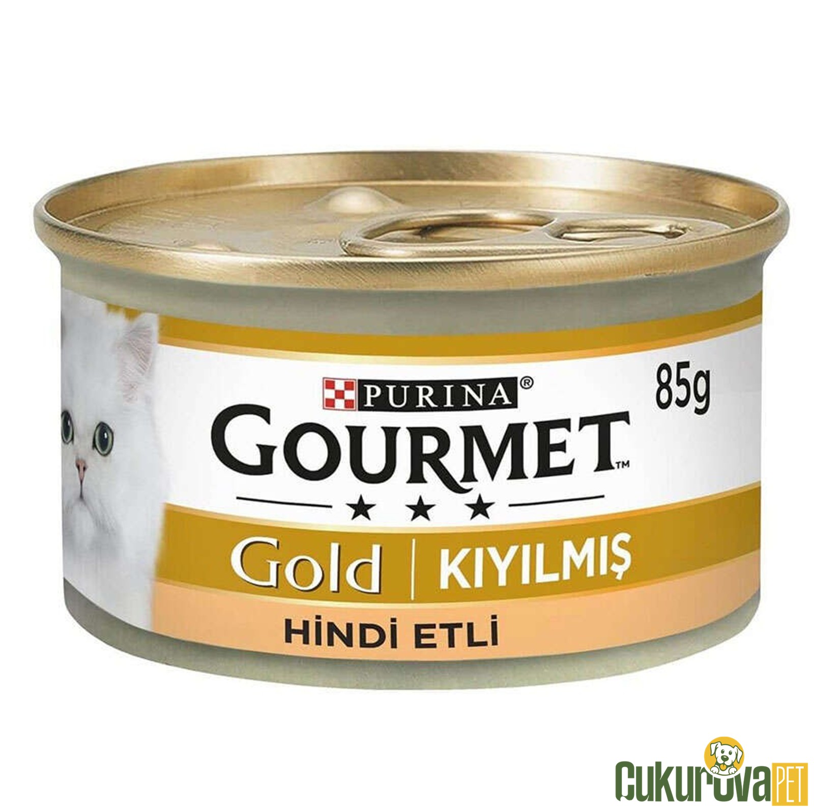 Gourmet Gold Kıyılmış Hindili Yetişkin Kedi Yaş Maması 85 Gr