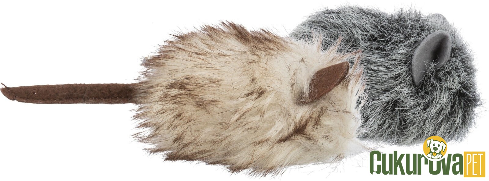 Trixie Peluş Fare Kediotlu Kedi Oyuncağı Karışık Renkli - 9 Cm