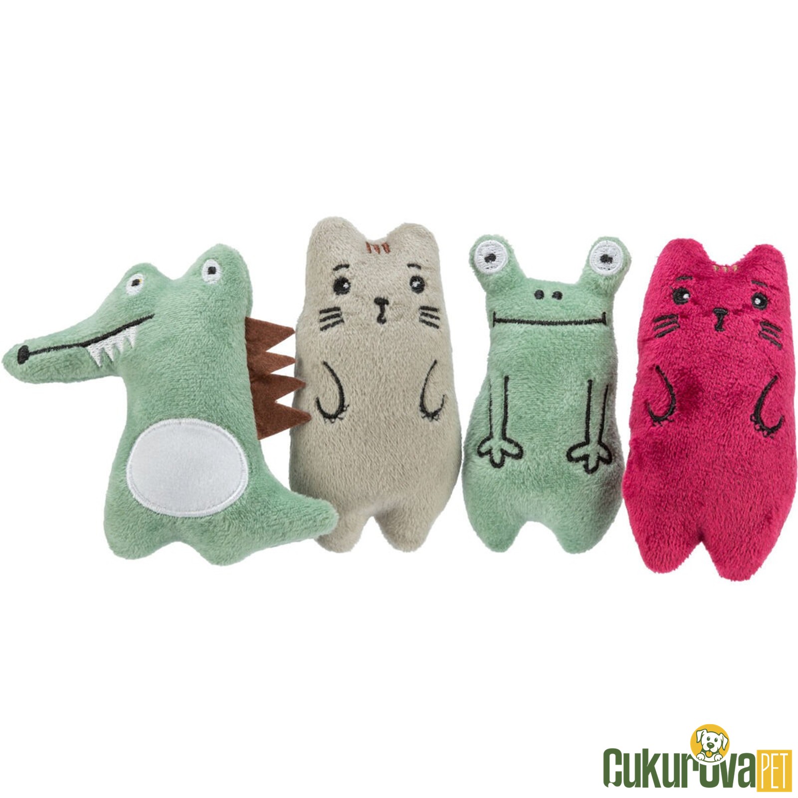 Trixie Peluş Hayvan Figürlü Kedi Oyuncağı Karışık Çeşitli - 11 Cm