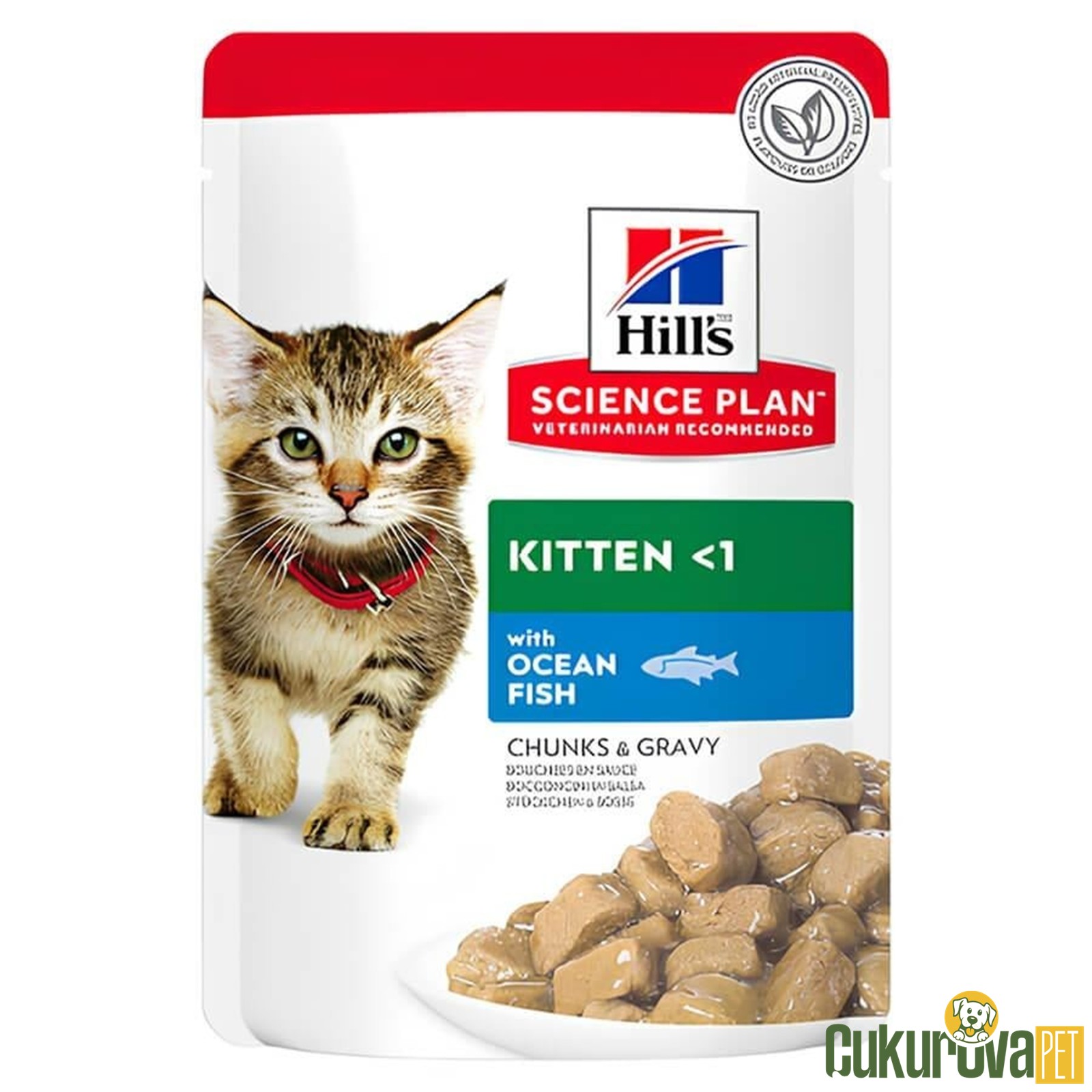 Hill's Science Plan Kitten Okyanus Balıklı Yavru Kedi Yaş Maması 85 Gr