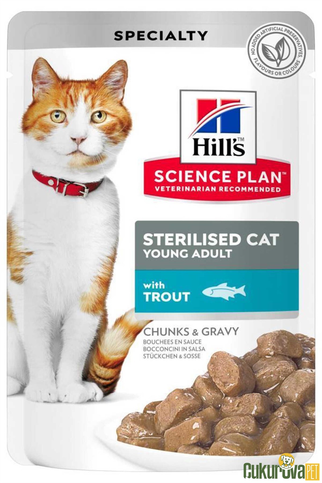Hill's Science Plan Sterilised Alabalıklı Kısırlaştırılmış Kedi Yaş Maması 85 Gr