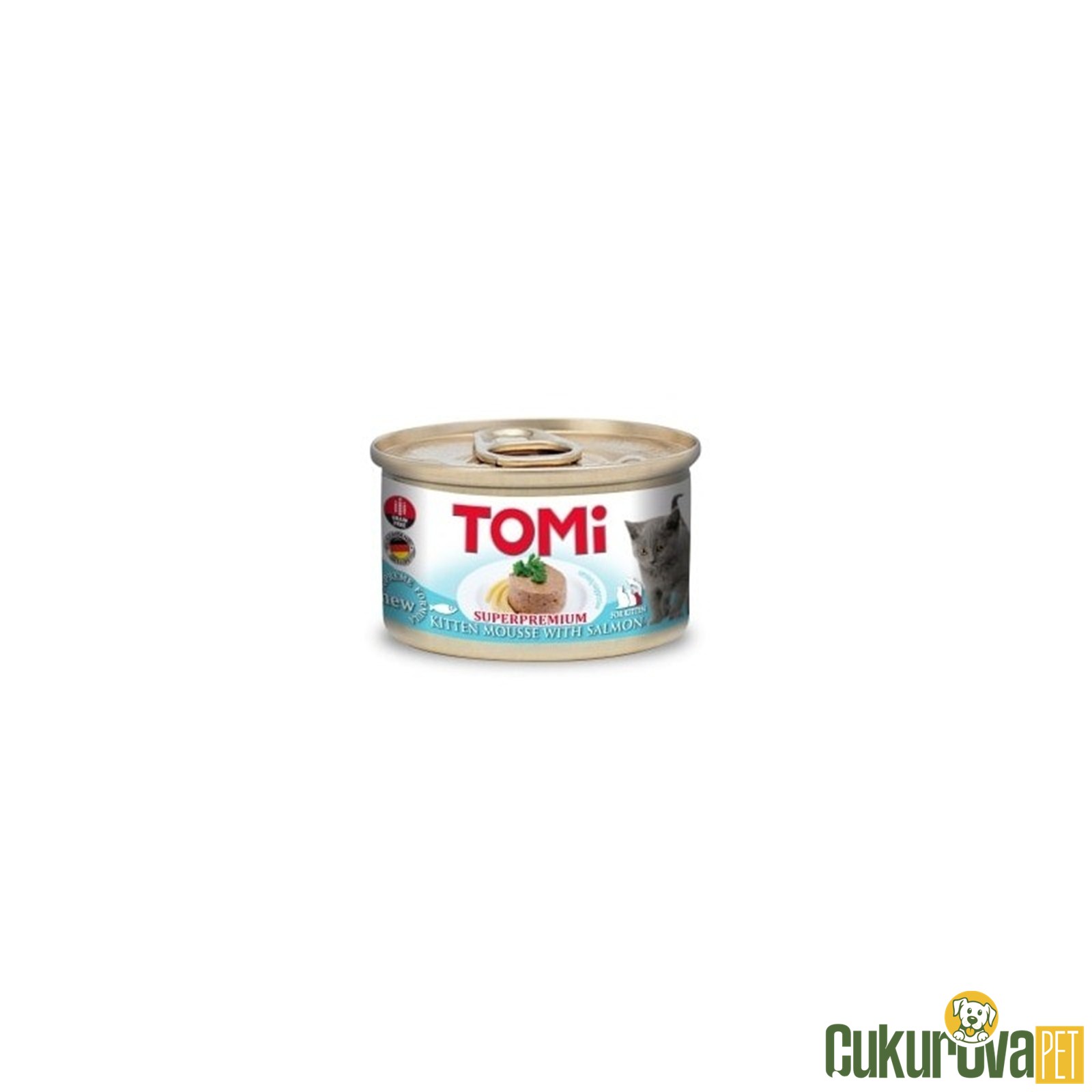 Tomi Somonlu Yavru Kedi Yaş Maması 85 Gr