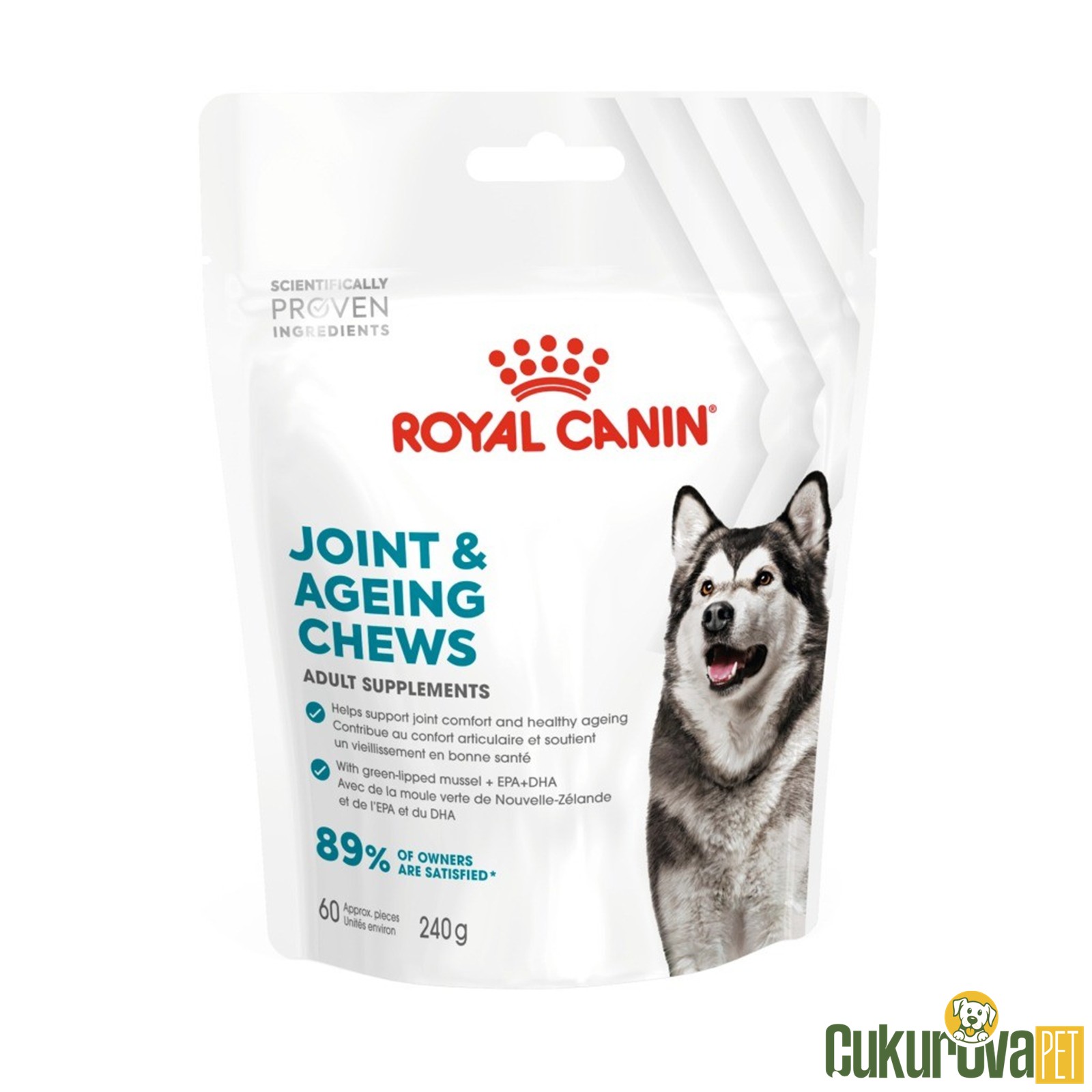 Royal Canin Joint & Ageing Chews Yetişkin Köpek Ödül Maması 240 Gr