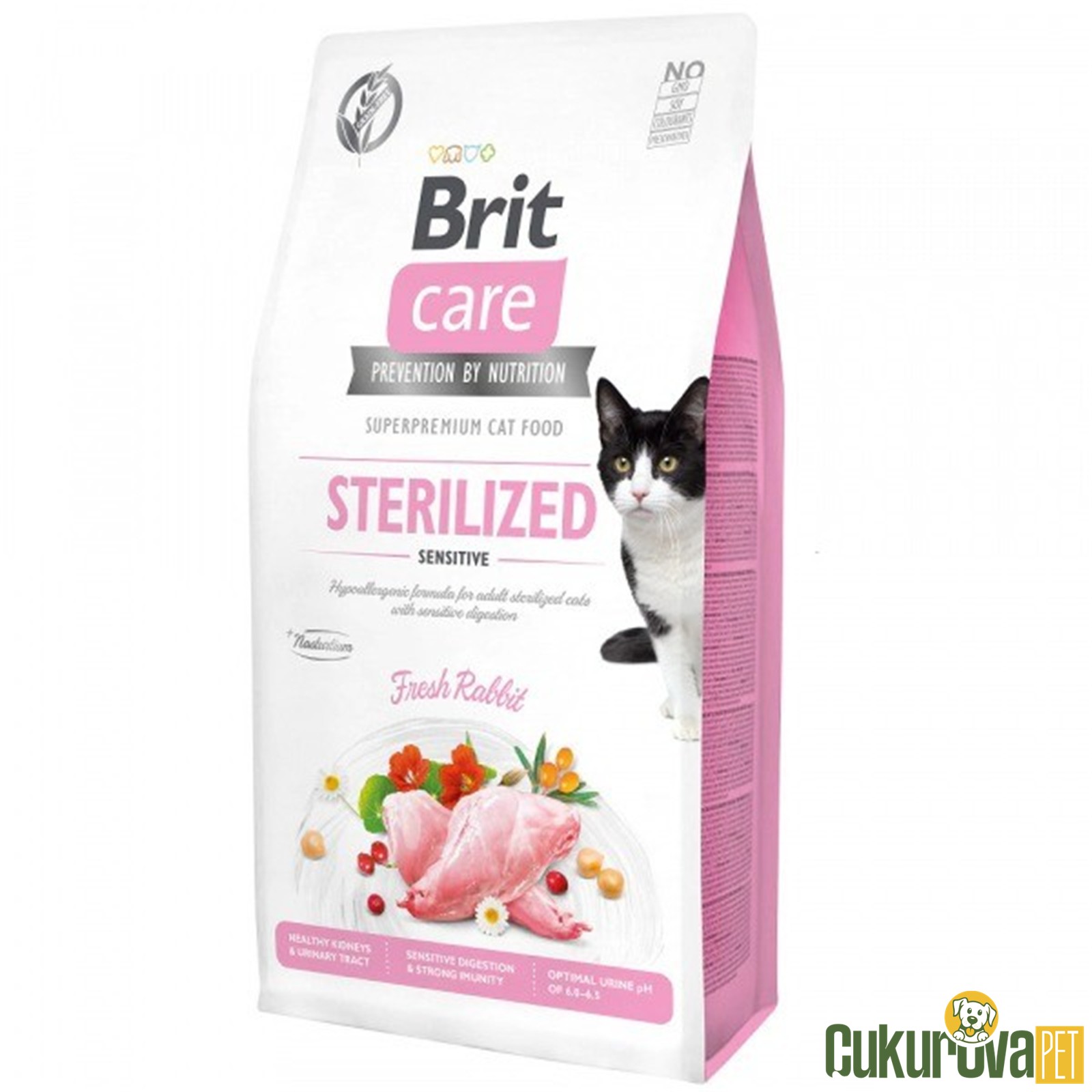 Brit Care Sterilized Sensitive Tavşanlı Kısırlaştırılmış Kedi Maması 7 Kg