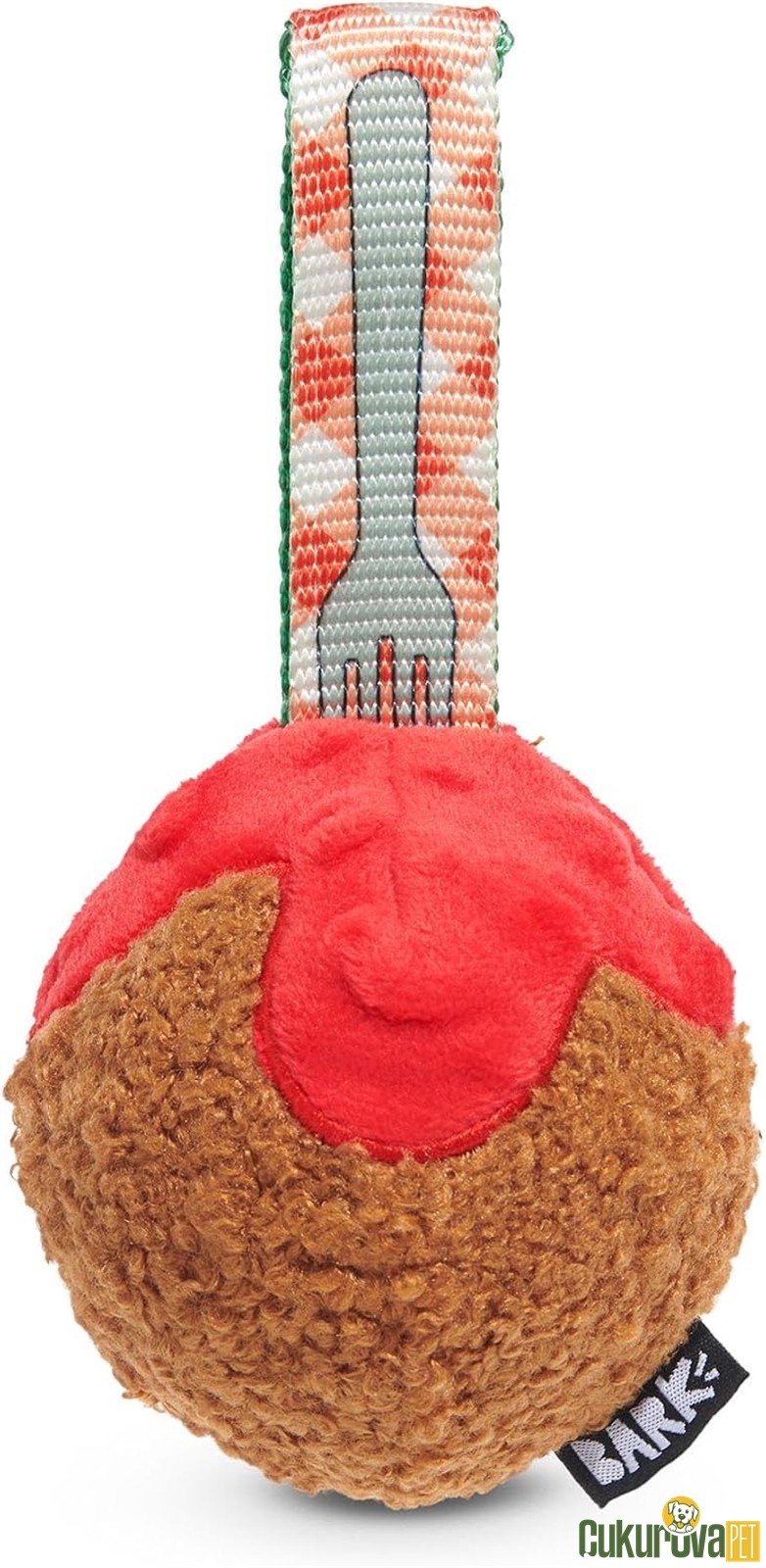 Bark Gıcırtılı Sesli Köfte Köpek Oyuncağı L / 26 x 15.9 x 7.6 Cm