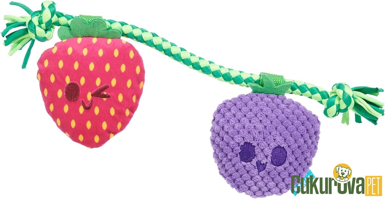 Bark Berry Sesli Peluş Böğürtlen Köpek Oyuncağı 29 x 11 Cm