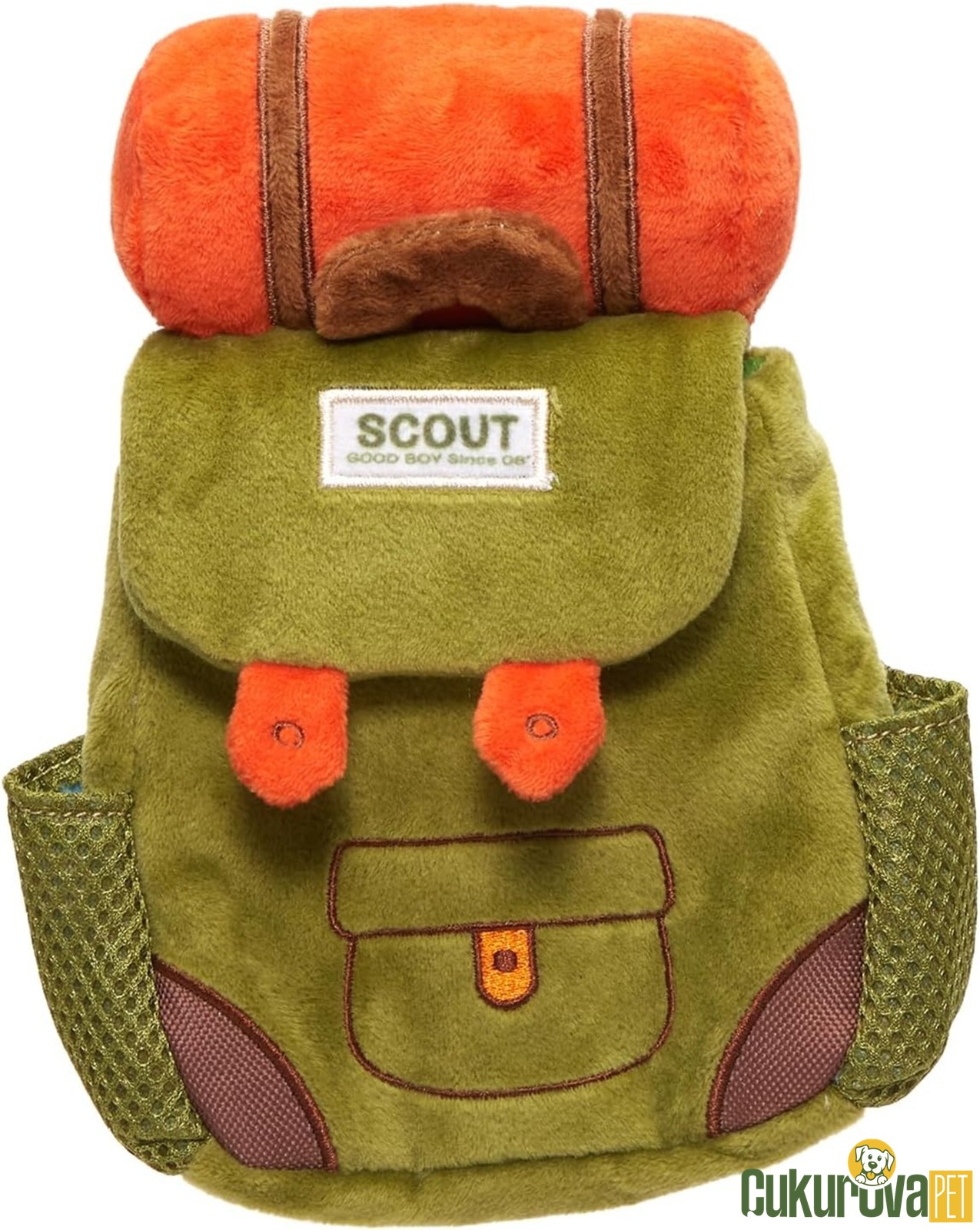 Bark Rucksack Sesli Peluş Çanta Köpek Oyuncağı S - M / 16.5 x 20 Cm