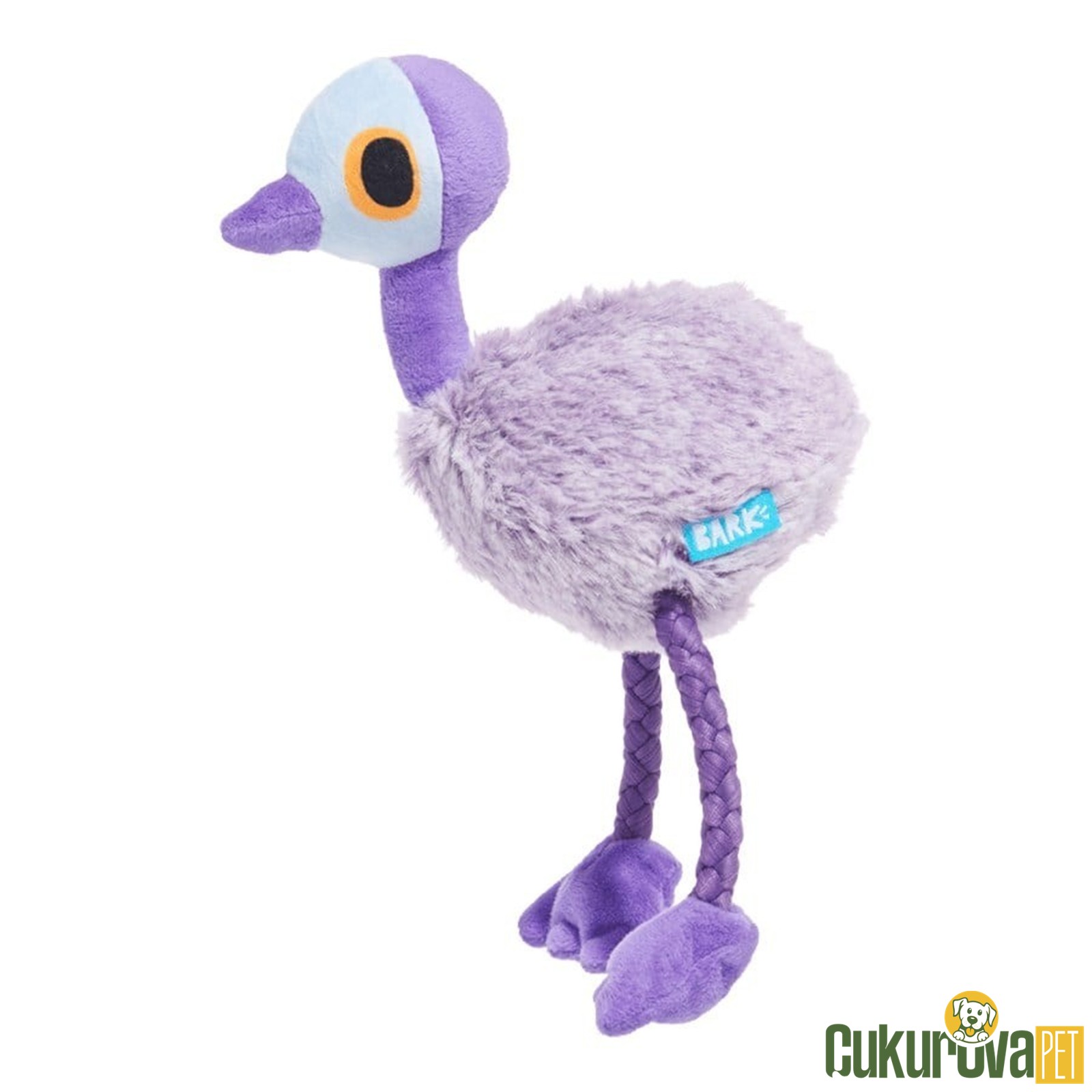 Bark Emu Sesli Peluş Deve Kuşu Köpek Oyuncağı Xs - M