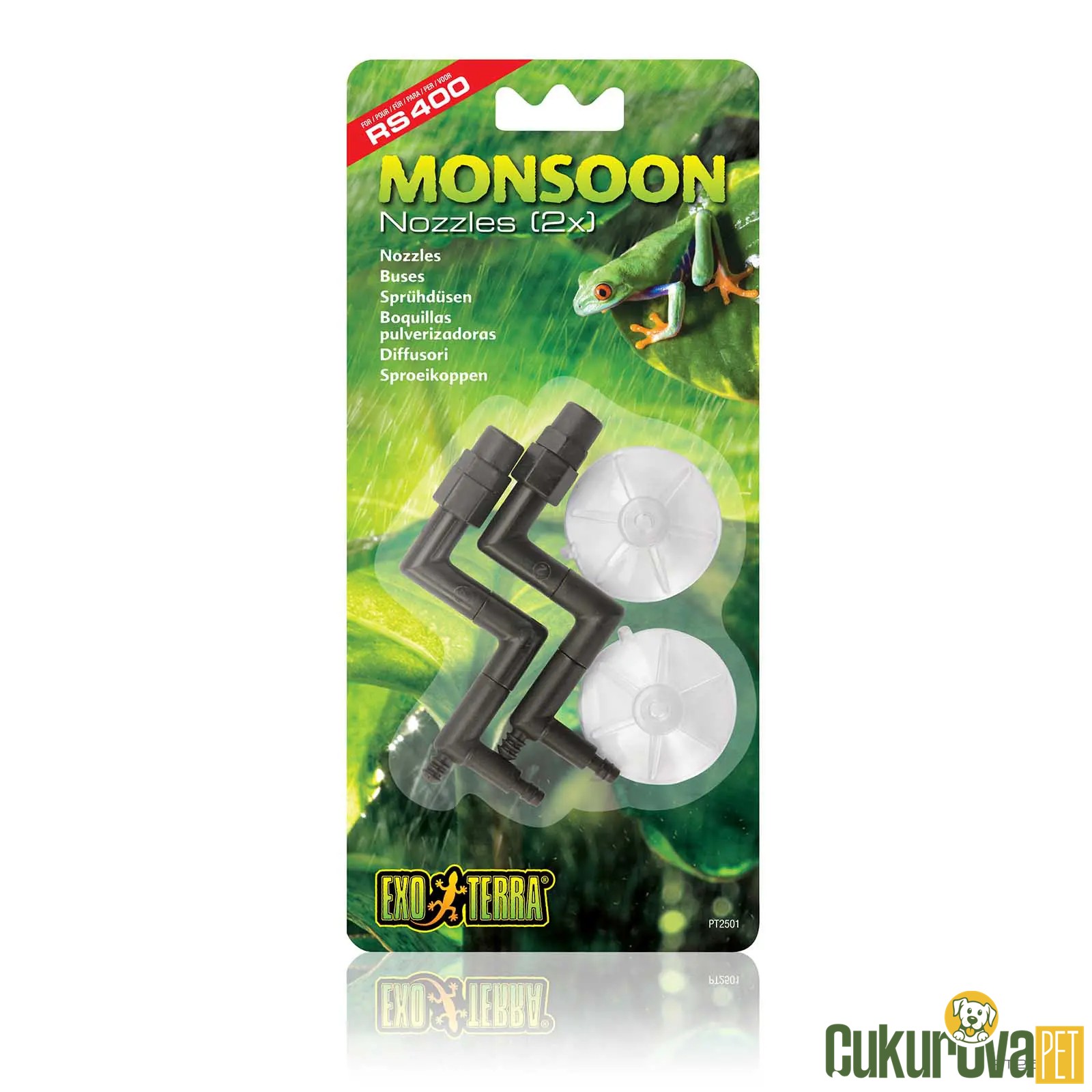 Exo Terra Monsoon Noozzles İçi̇n Yedek Boru Ve Vantuz