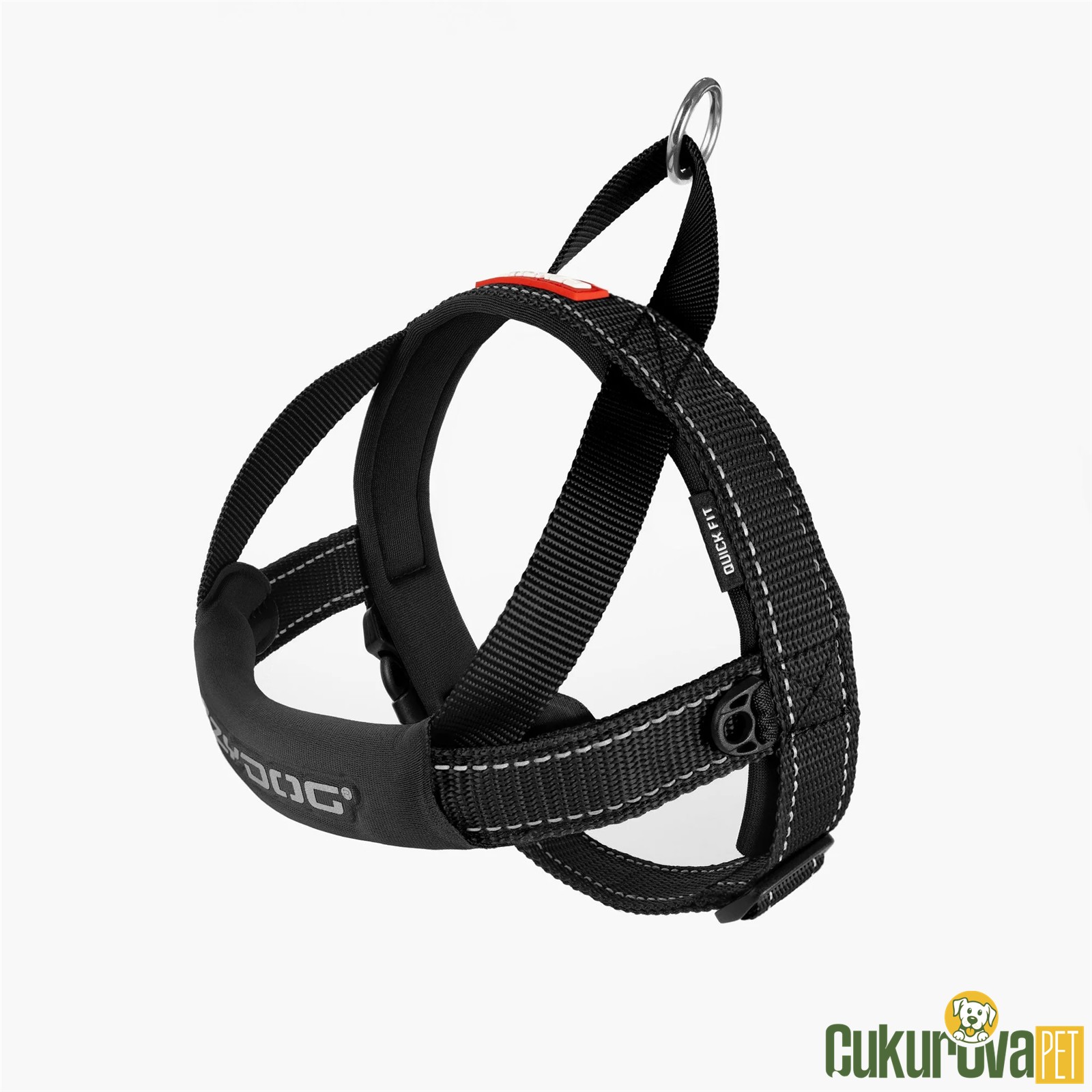 Ezydog Köpek Göğüs Tasması Harness Quick Fit M - Si̇yah