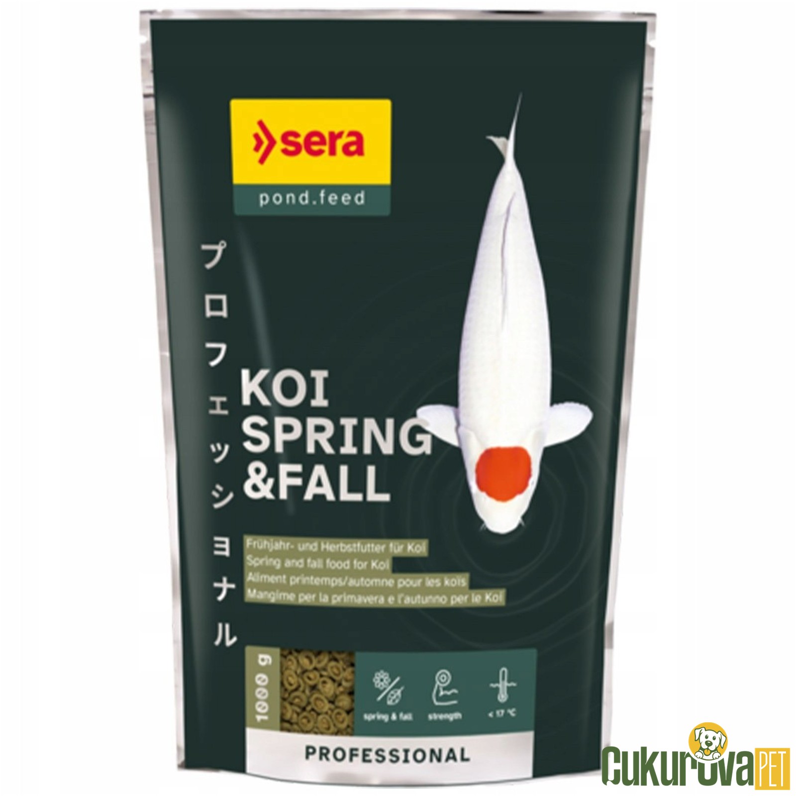 Sera Profesyonel İlkbahar - Sonbahar Koi Yemi̇ 1 Kg