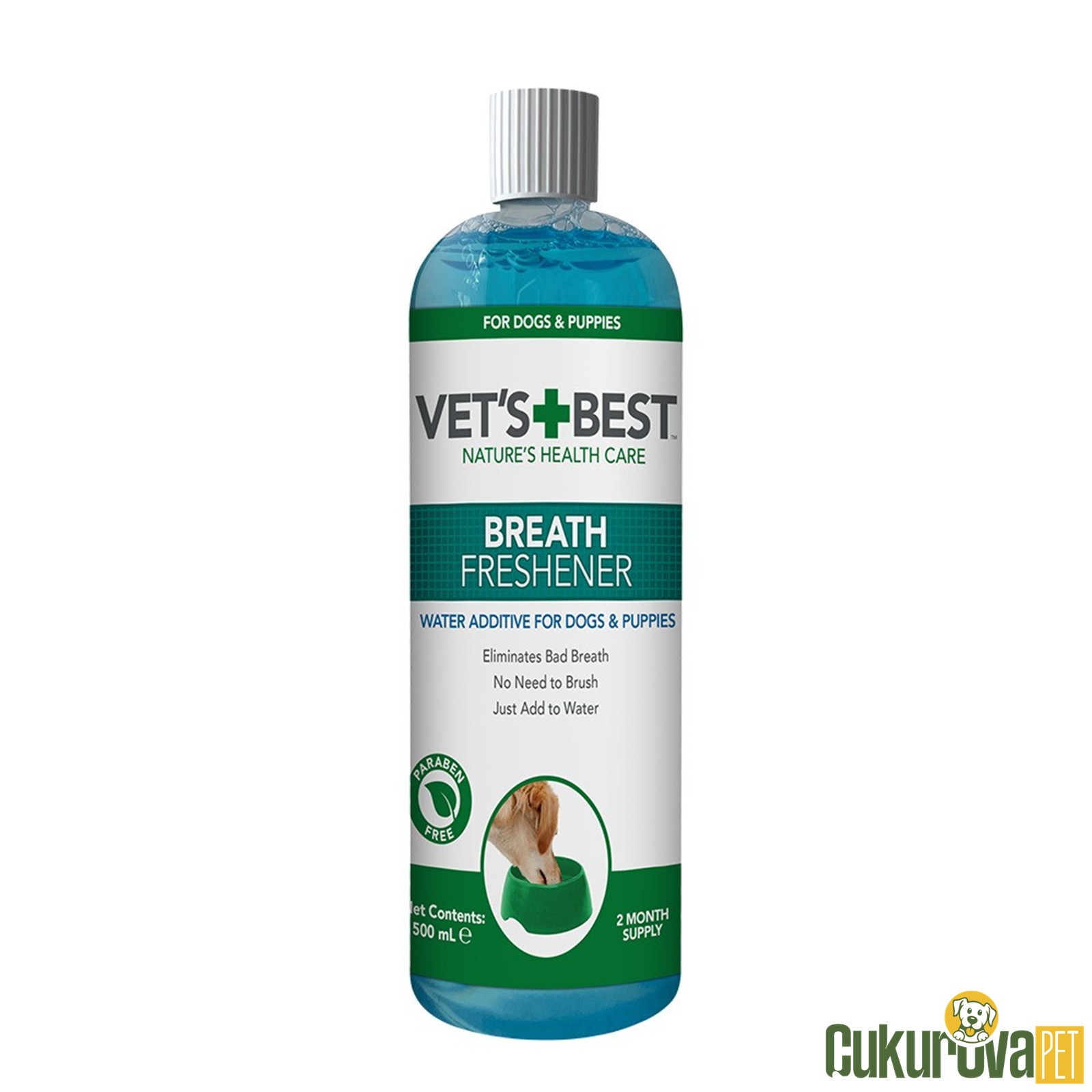 Vet's Best Köpekler İçi̇n Ağız Bakım Suyu 500 Ml