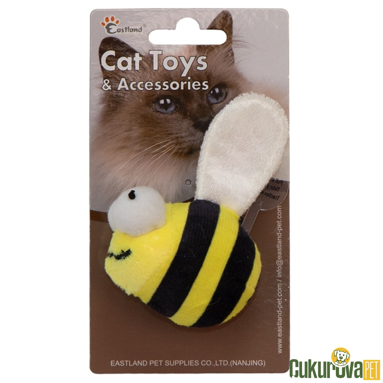 Eastland Catnipli Peluş Dijital Sesli̇ Arı 6.5 Cm