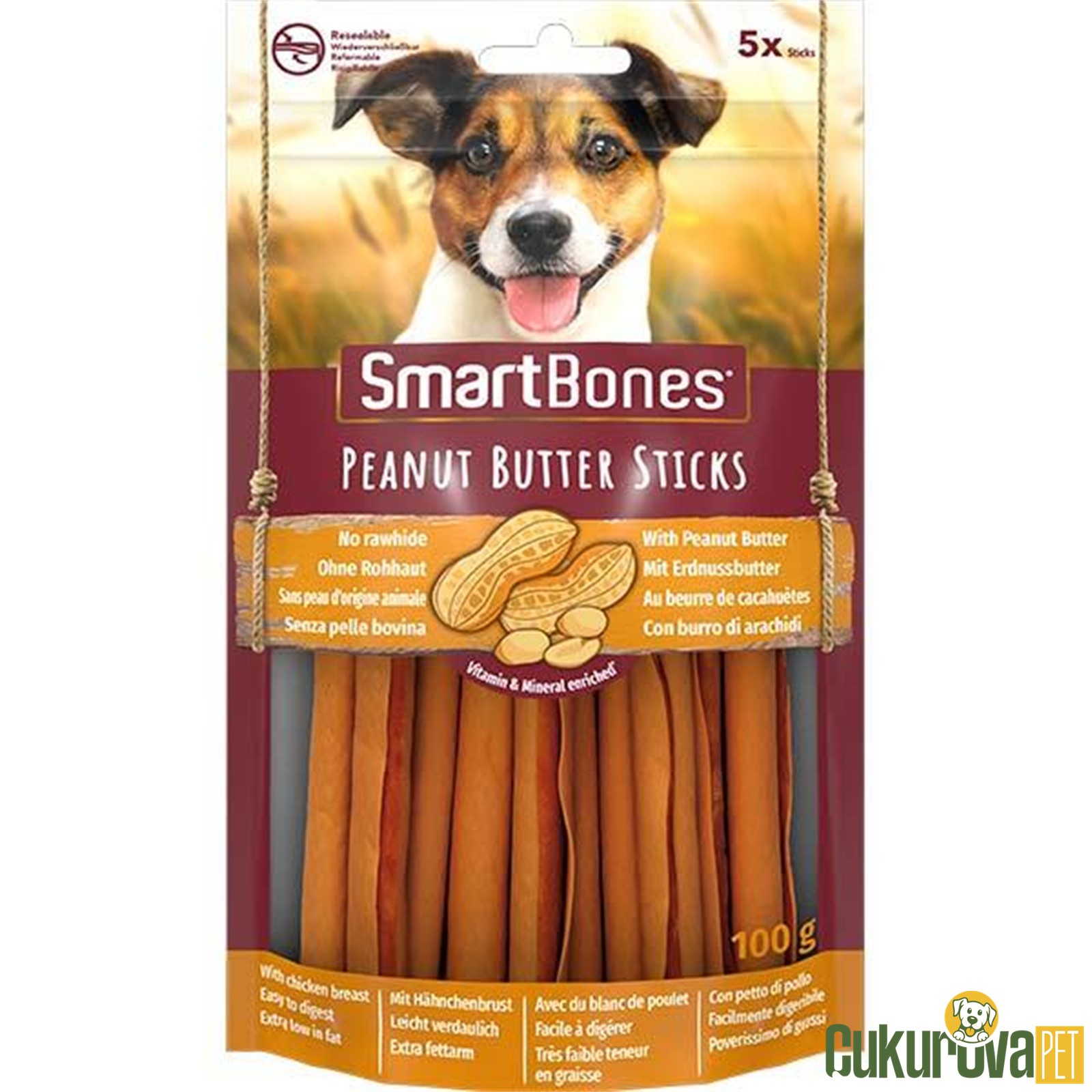 Smart Bones Fıstık Ezmeli̇ Sticks Köpek Ödülü