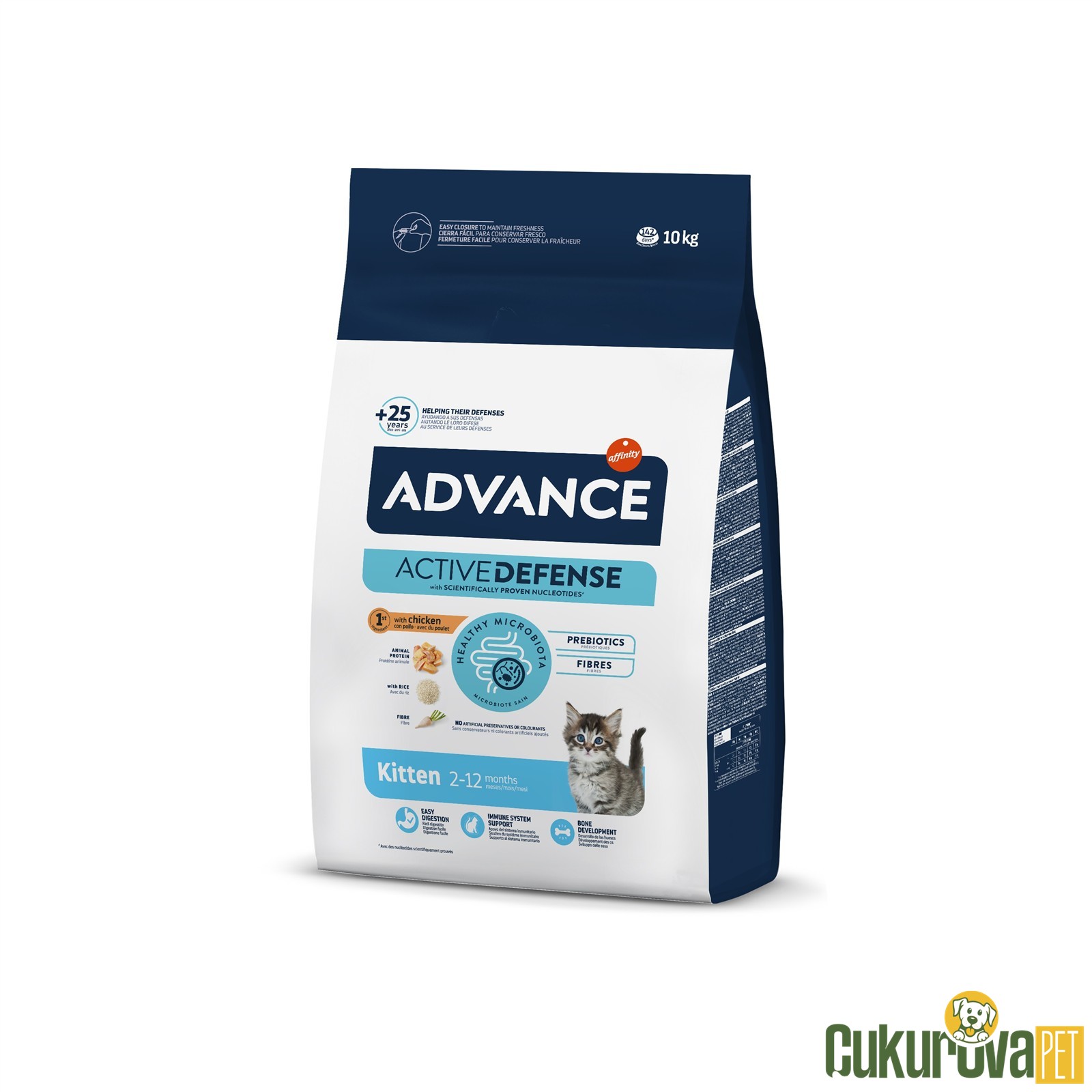 Advance Kitten Tavuklu Ve Pirinçli Yavru Kedi Maması 10 Kg