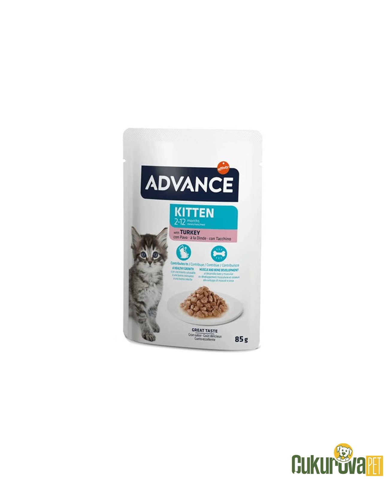 Advance Hindili Yavru Kedi Yaş Maması 85 Gr