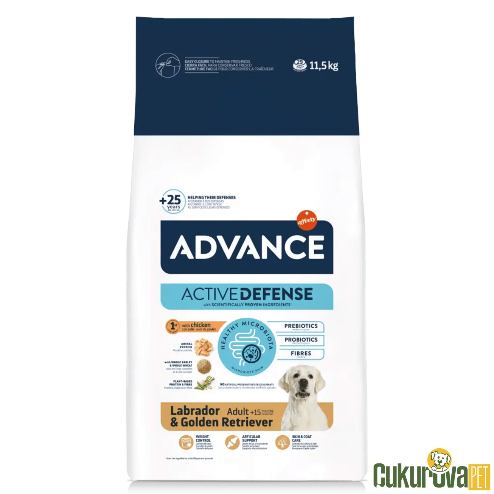 Advance Labrador & Golden Retriever Adult Yetişkin Köpek Maması 11.5 Kg