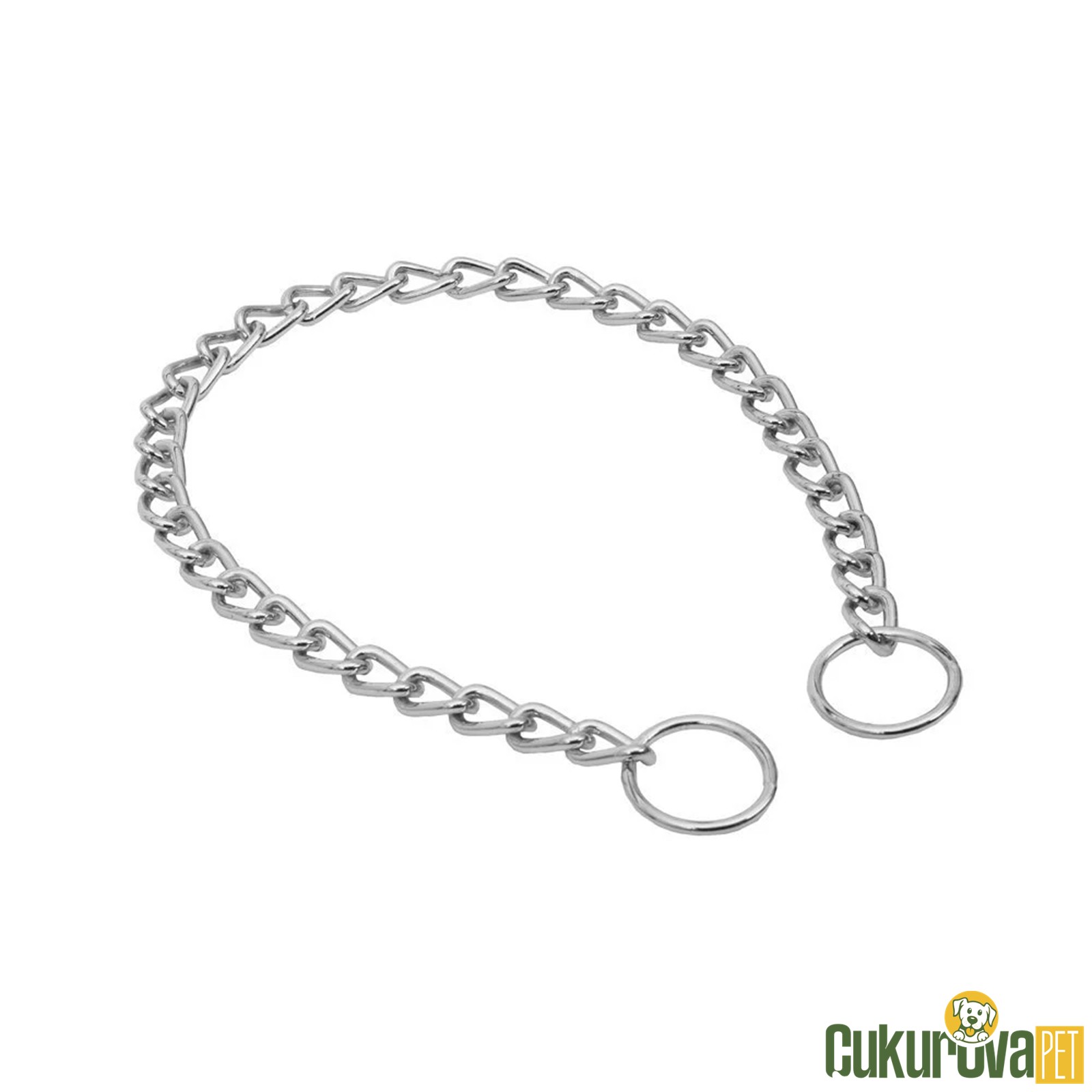 Doggie Eği̇ti̇m Seri̇si̇ Boğma Zi̇nci̇rli̇ Köpek Boyun Tasması 3 x 50 - 50 Cm - Chrome