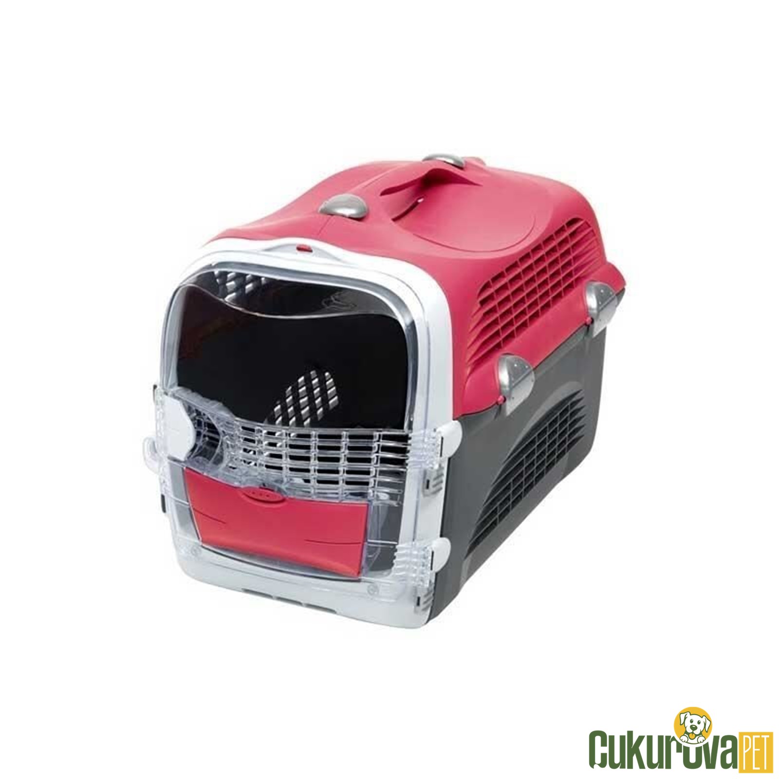 Catit Cabrio Carrier Cherry Kedi̇ & Köpek Taşıma Çantası - Kırmızı