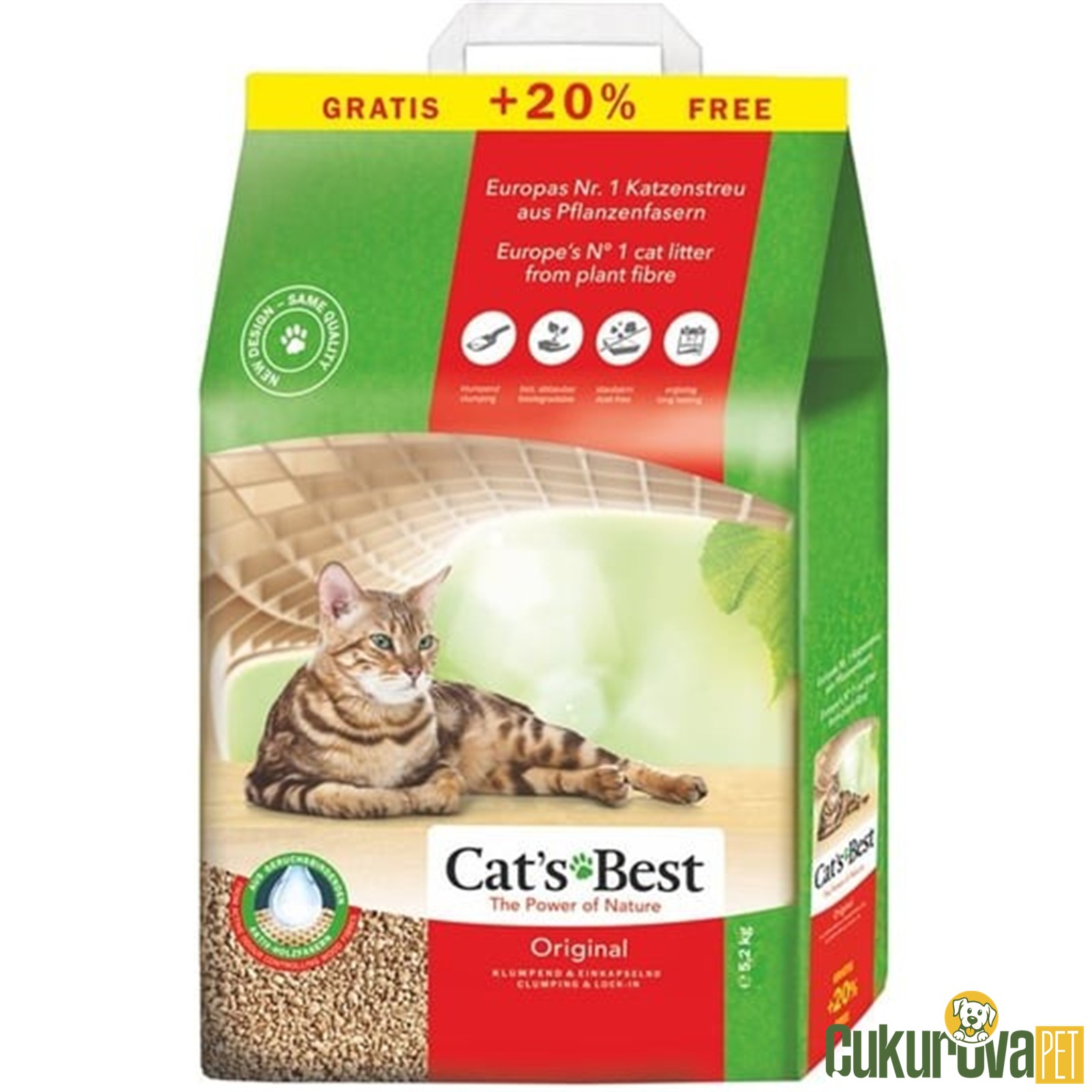 Cats Best Original Kedi Kumu 10-2 L - 5.2 Kg