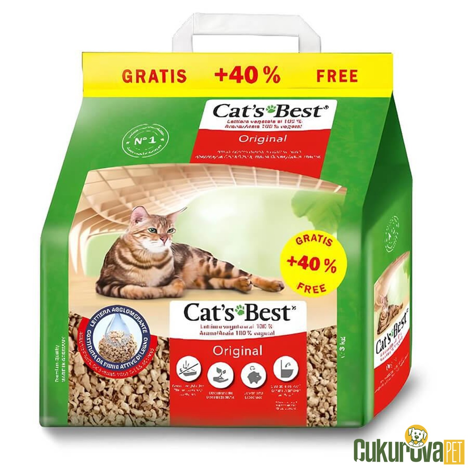 Cats Best Original Kedi Kumu 5 + 2 L - 3 Kg
