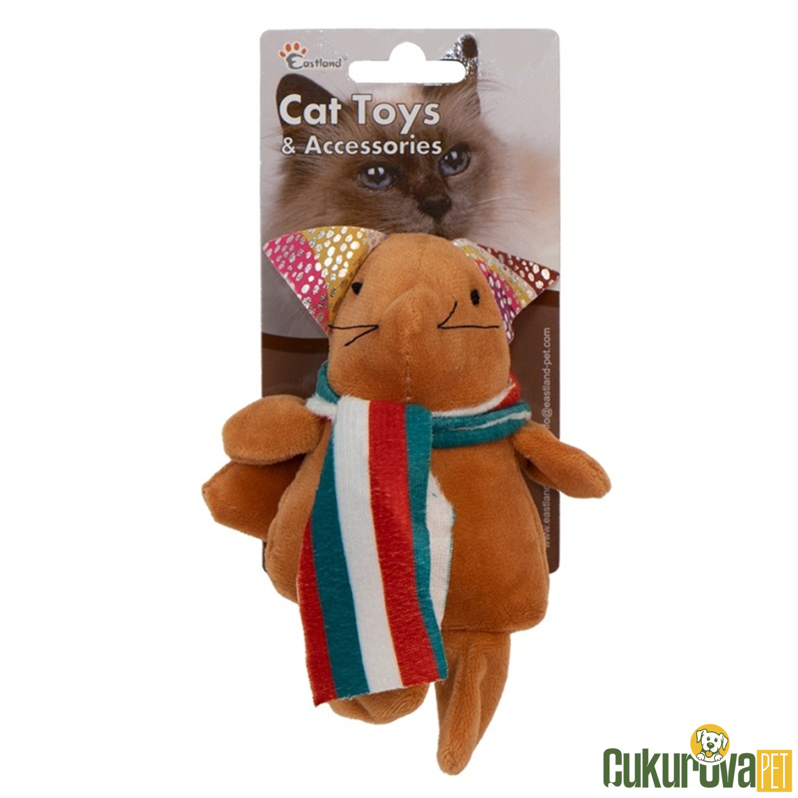 Eastland Kedi̇ Oyuncağı Catnipli Peluş Kedi̇ Oyuncak 15 Cm