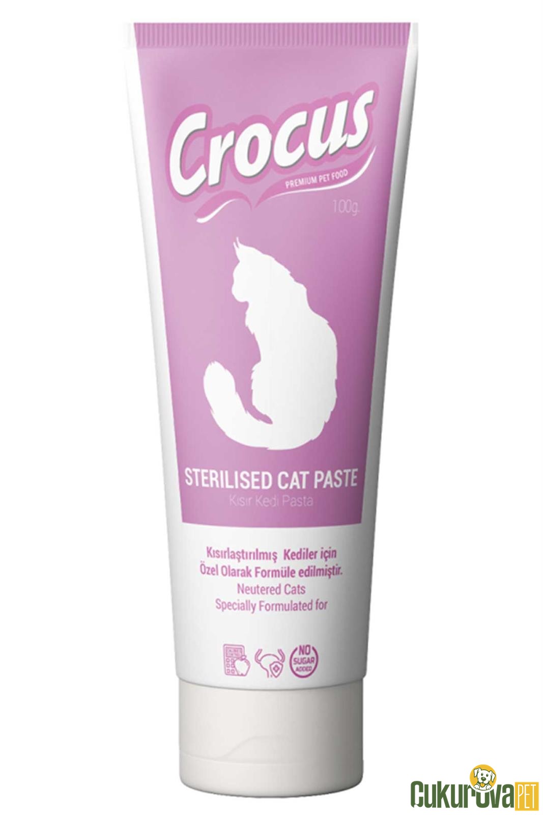 Crocus Kısırlaştırılmış Kedi Malt Macunu 100 Gr