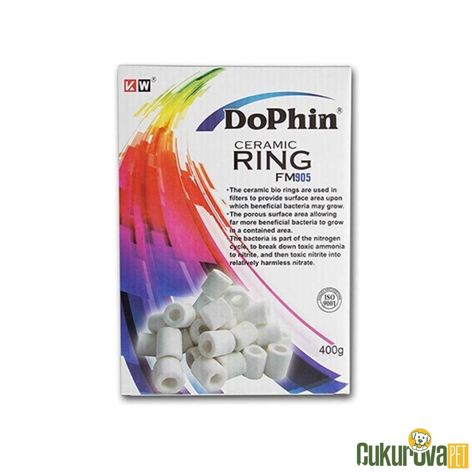 Dophin Ceramic Ring FM905 Seramik Biyolojik Filtre Malzemesi 400 Gr