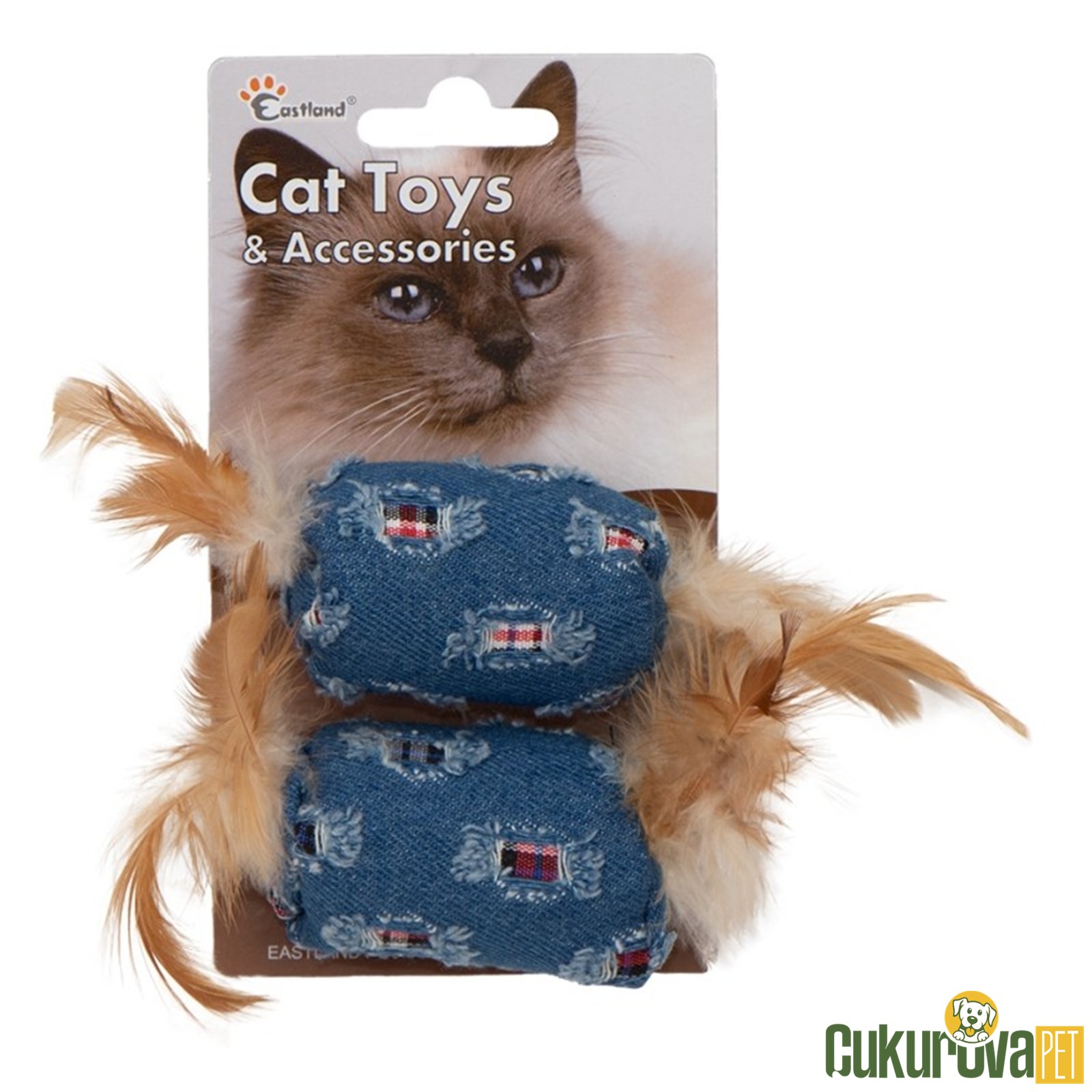 Eastland Öten Catnipli Tüylü Peluş Kedi̇ Oyuncağı 6 Cm
