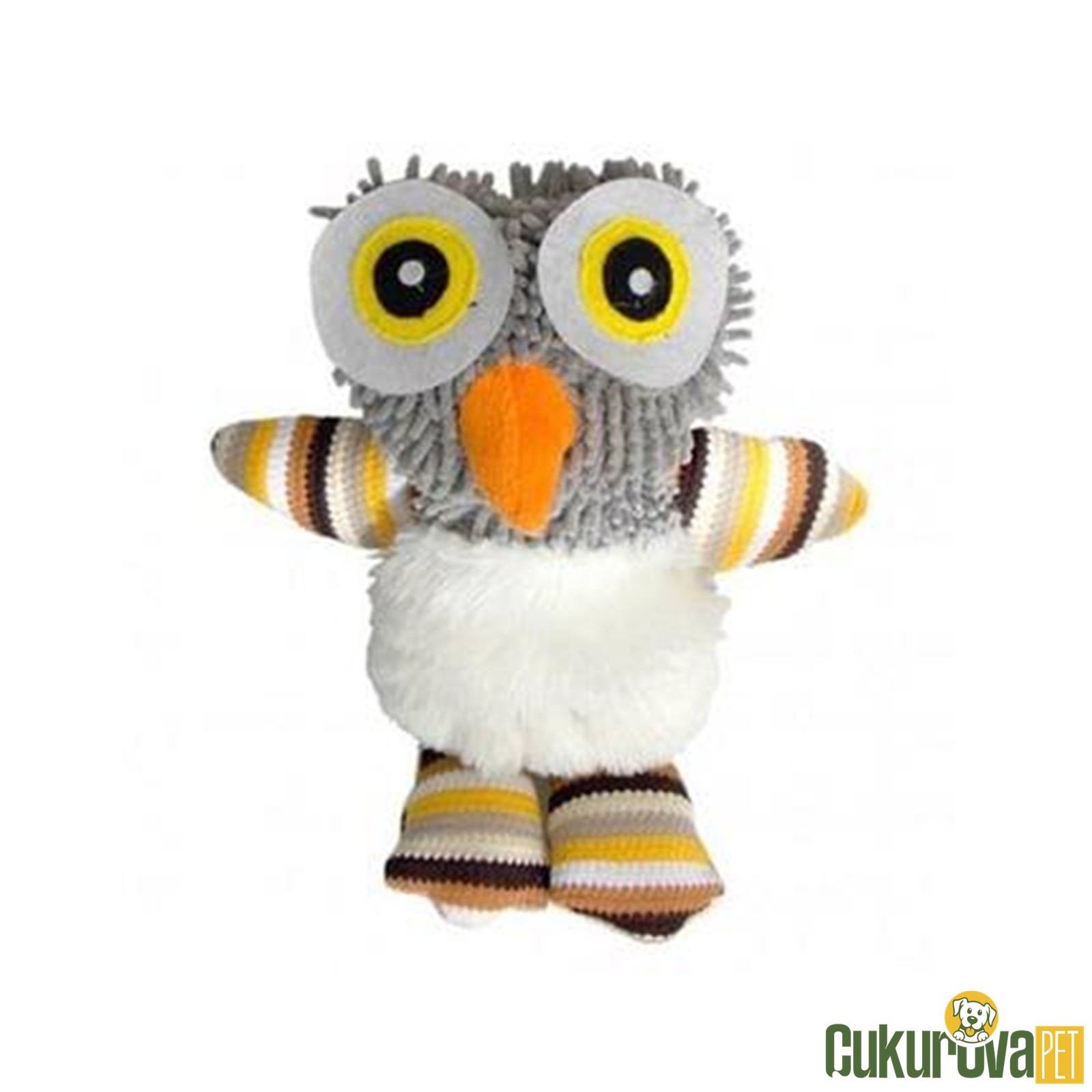 Eastland Sesli Peluş Baykuş Köpek Oyuncağı 27 Cm