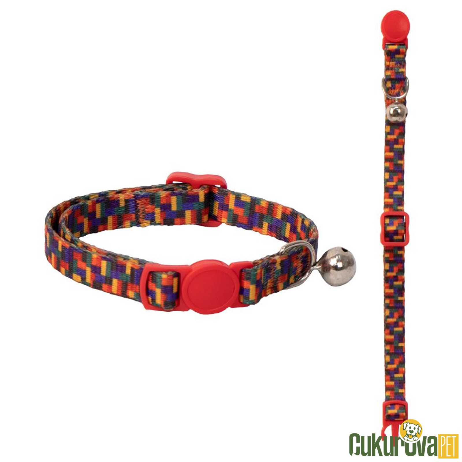 Eastland Plastik Kedi̇ Boyun Tasma Mozai̇k 22 - 30 Cm