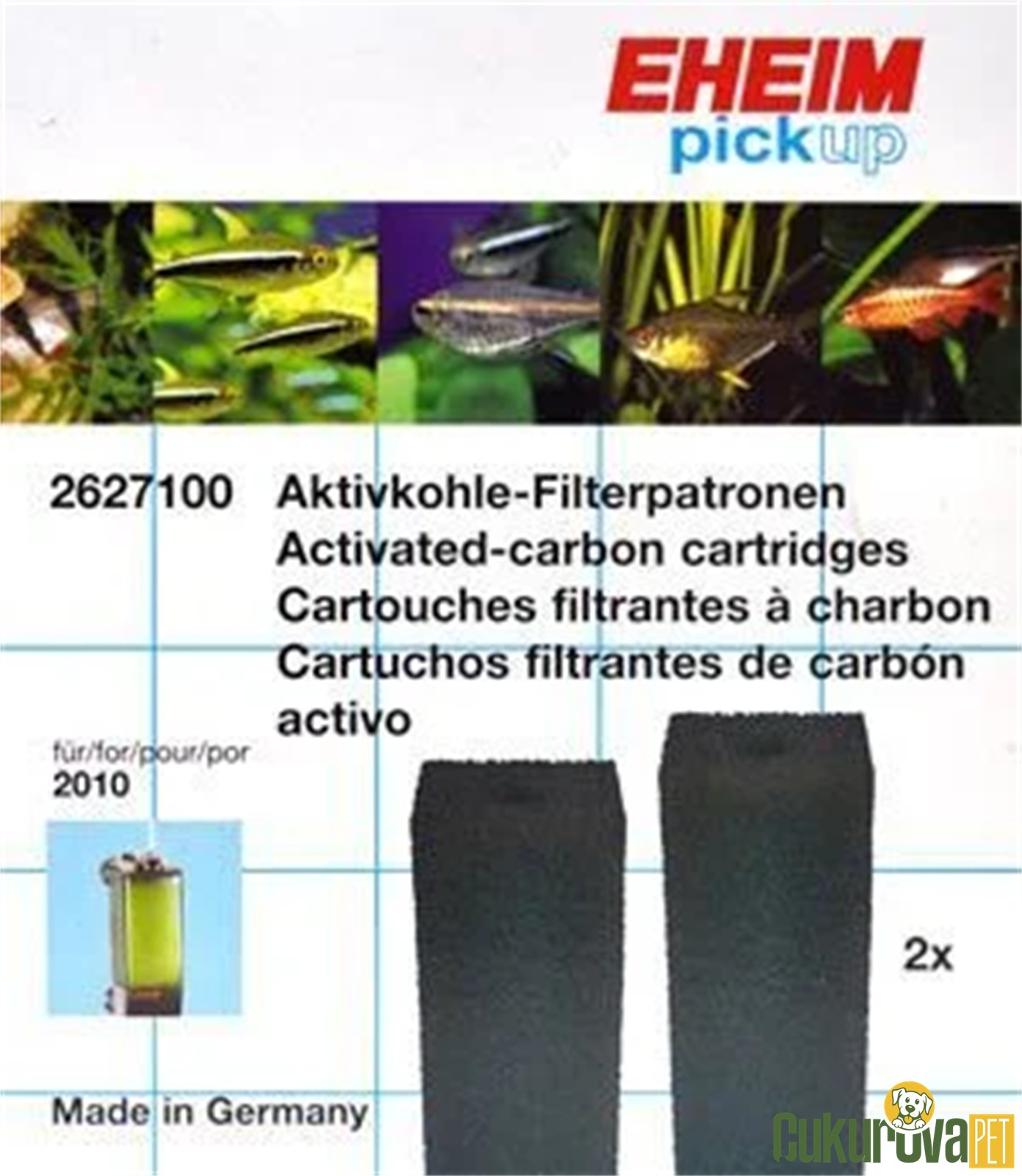 Eheim 2012 Yedek Karbonlu Sünger 2 Adet